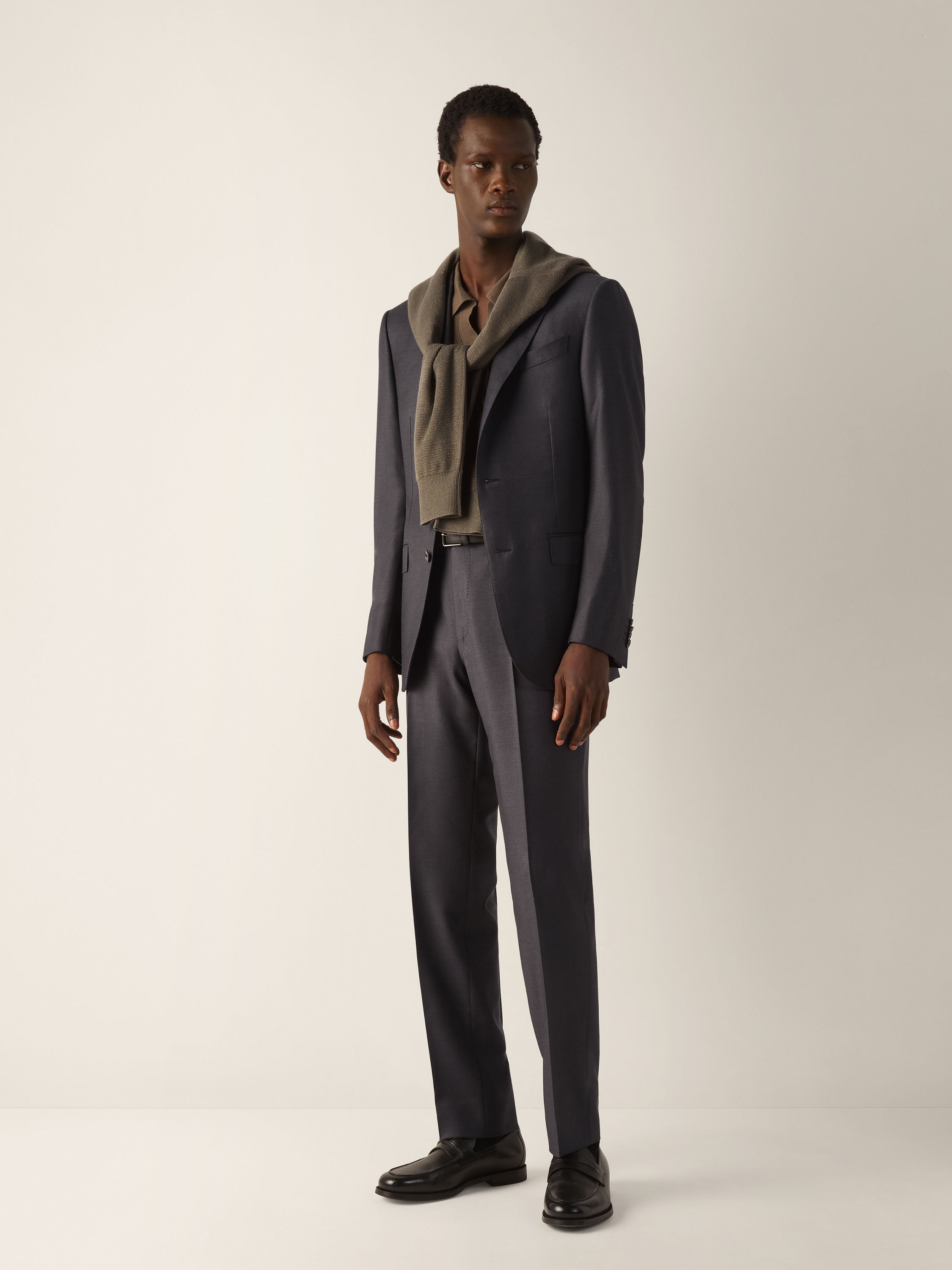 Dark Grey Trofeo Wool Suit Main product photo