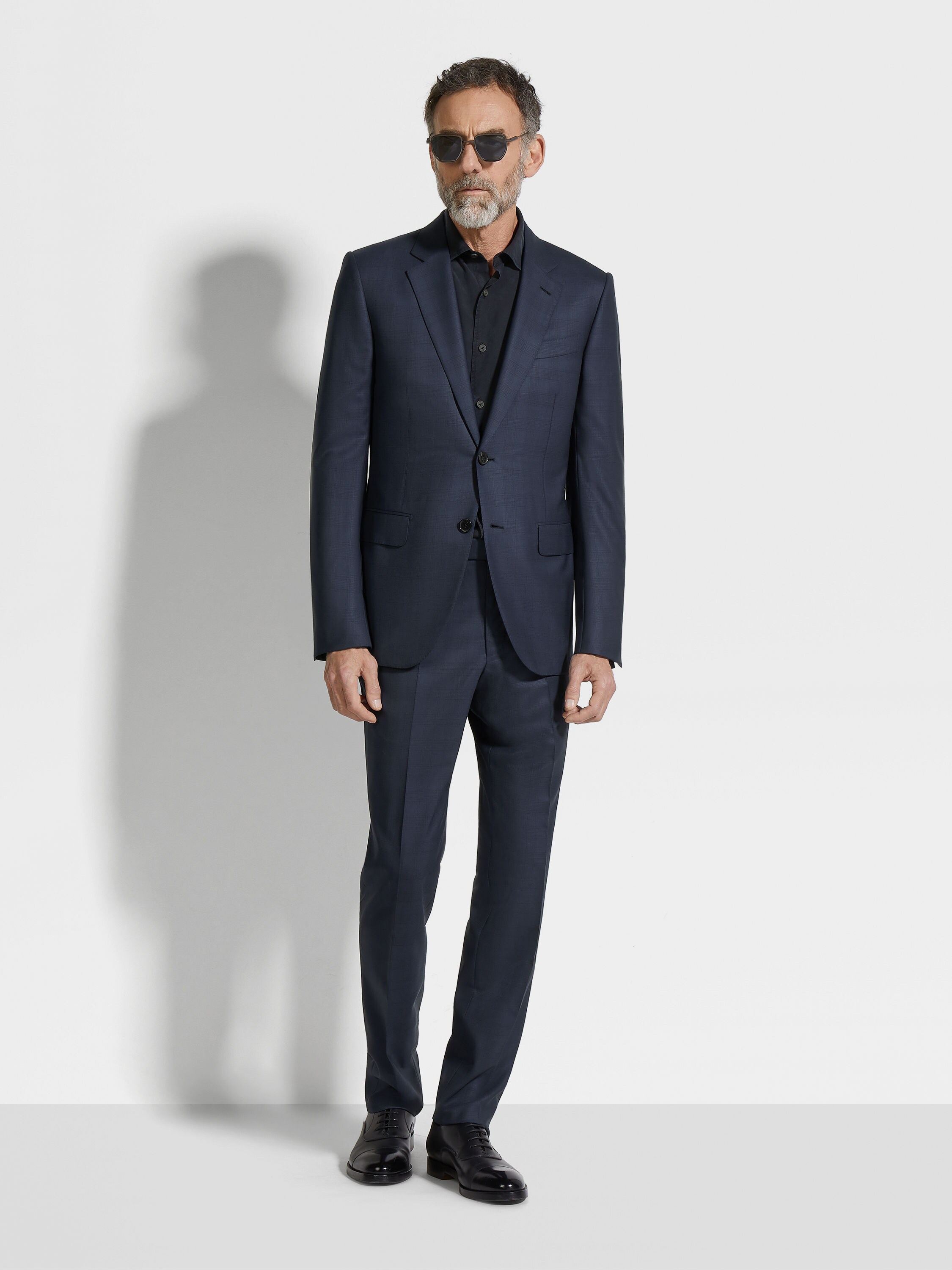 Navy Blue Centoventimila Wool Suit Main product photo