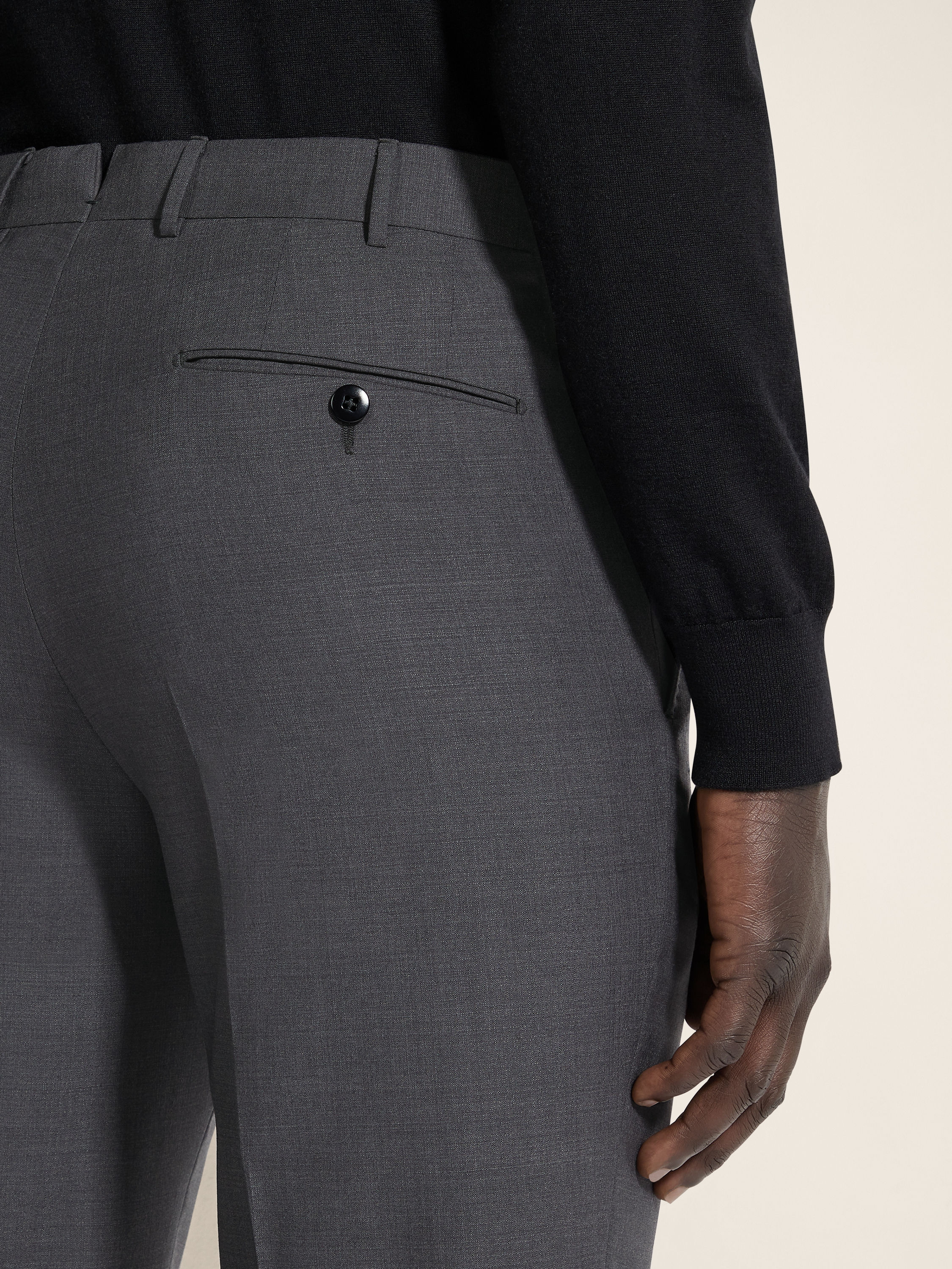 Dark Grey High Performance™ Wool Pants Product detail photo #1