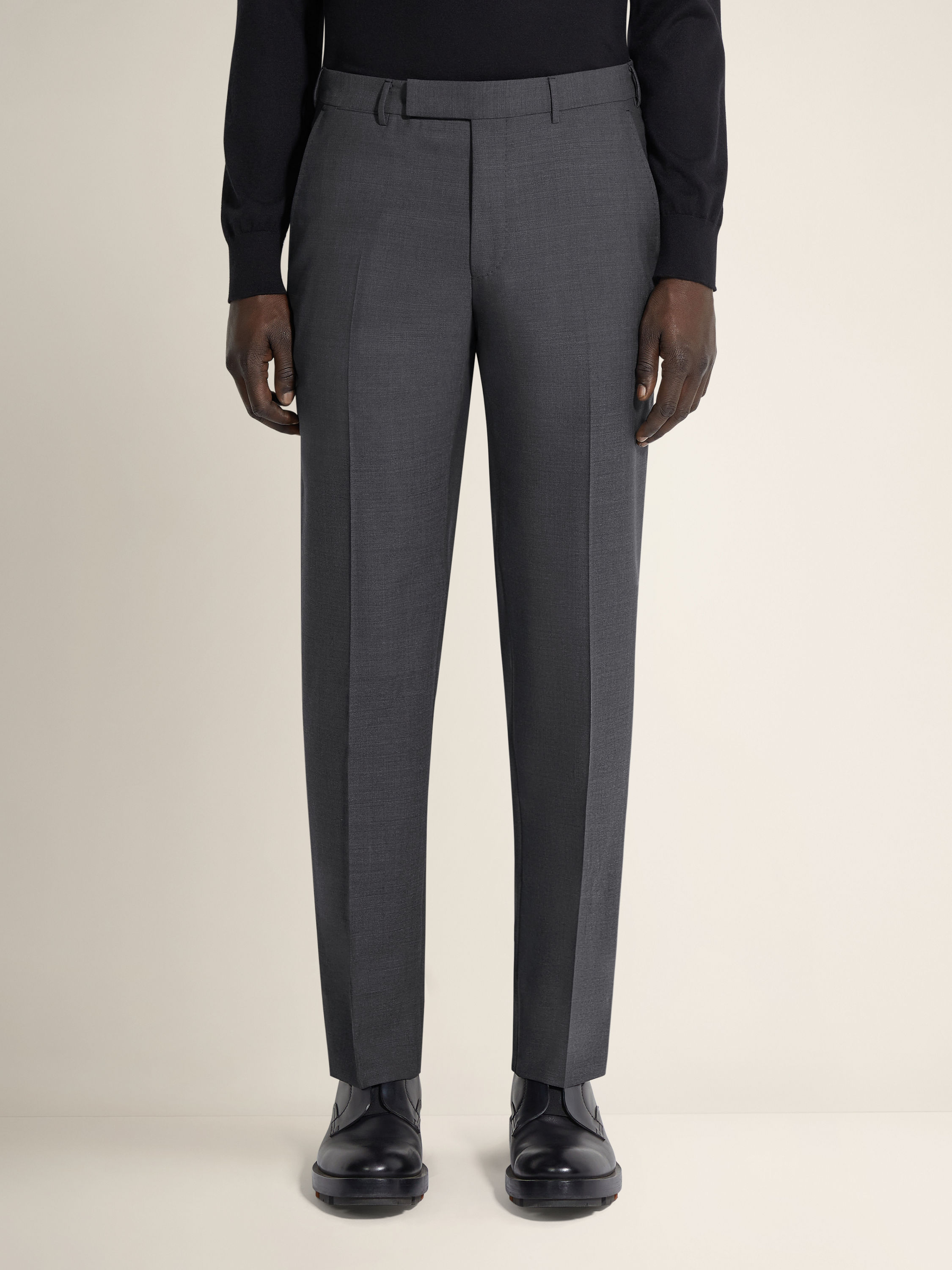 Dark Grey High Performance™ Wool Pants Product detail photo #3