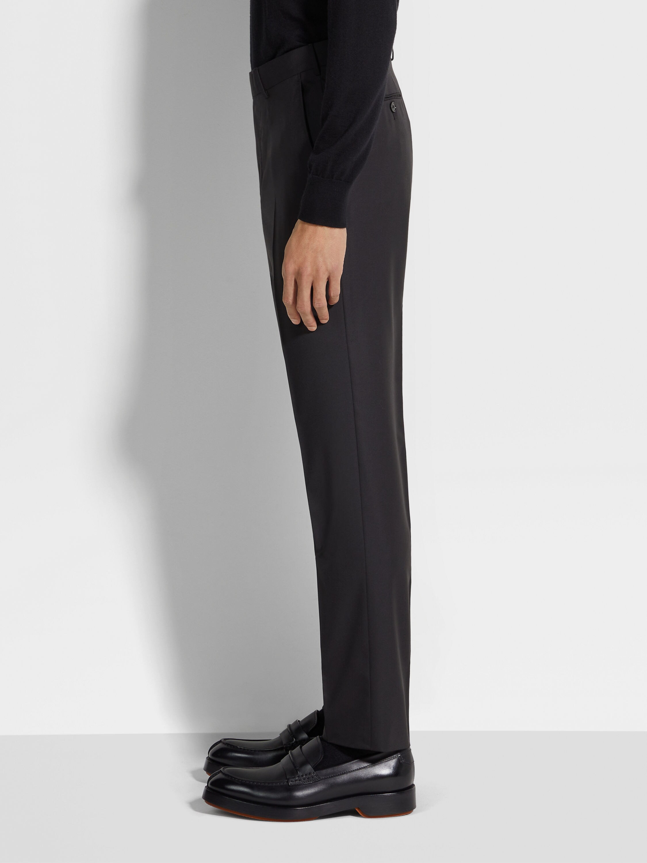 Black 15milmil15 Wool Pants Product detail photo #2