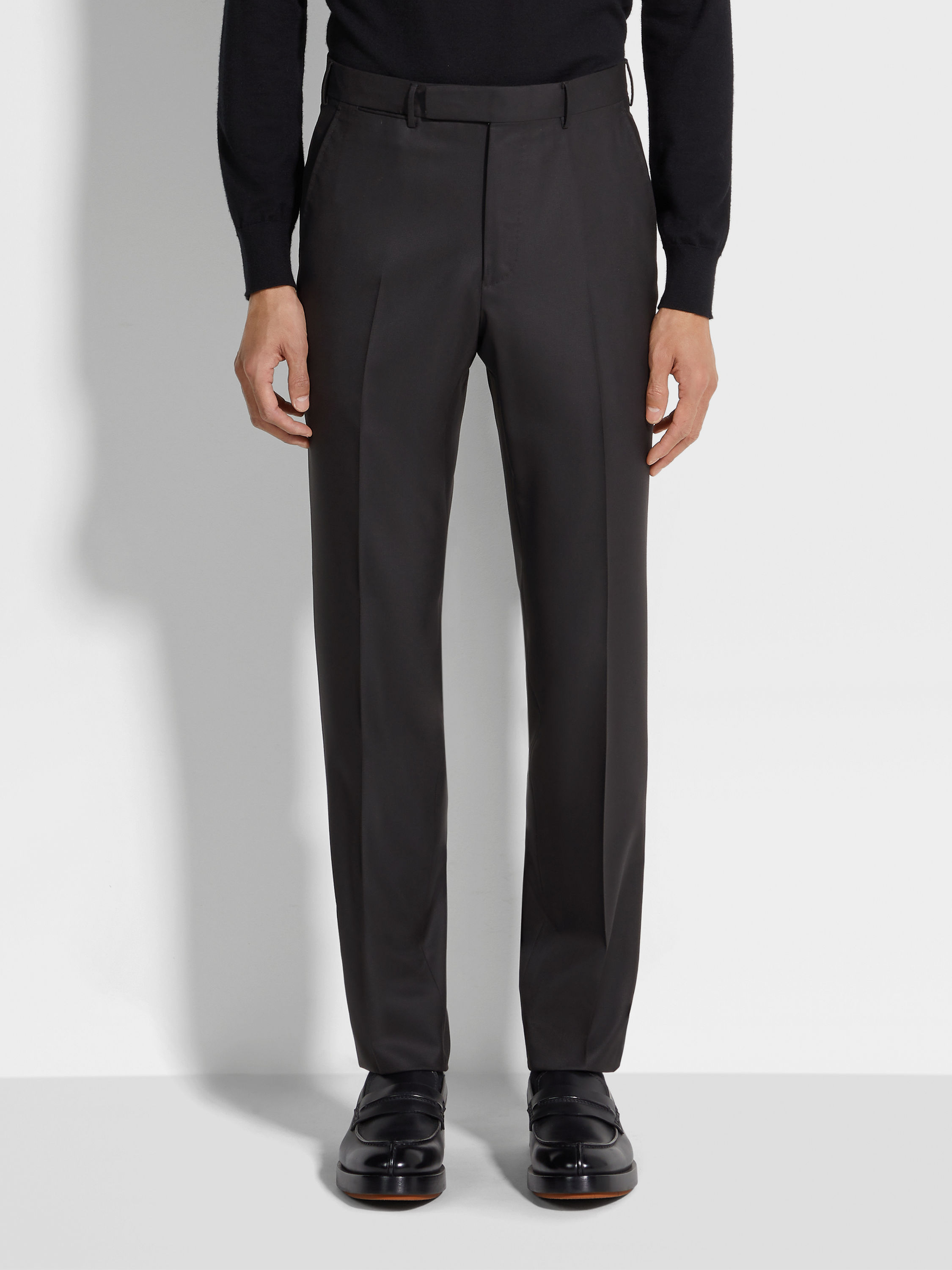 Black 15milmil15 Wool Pants Product detail photo #3