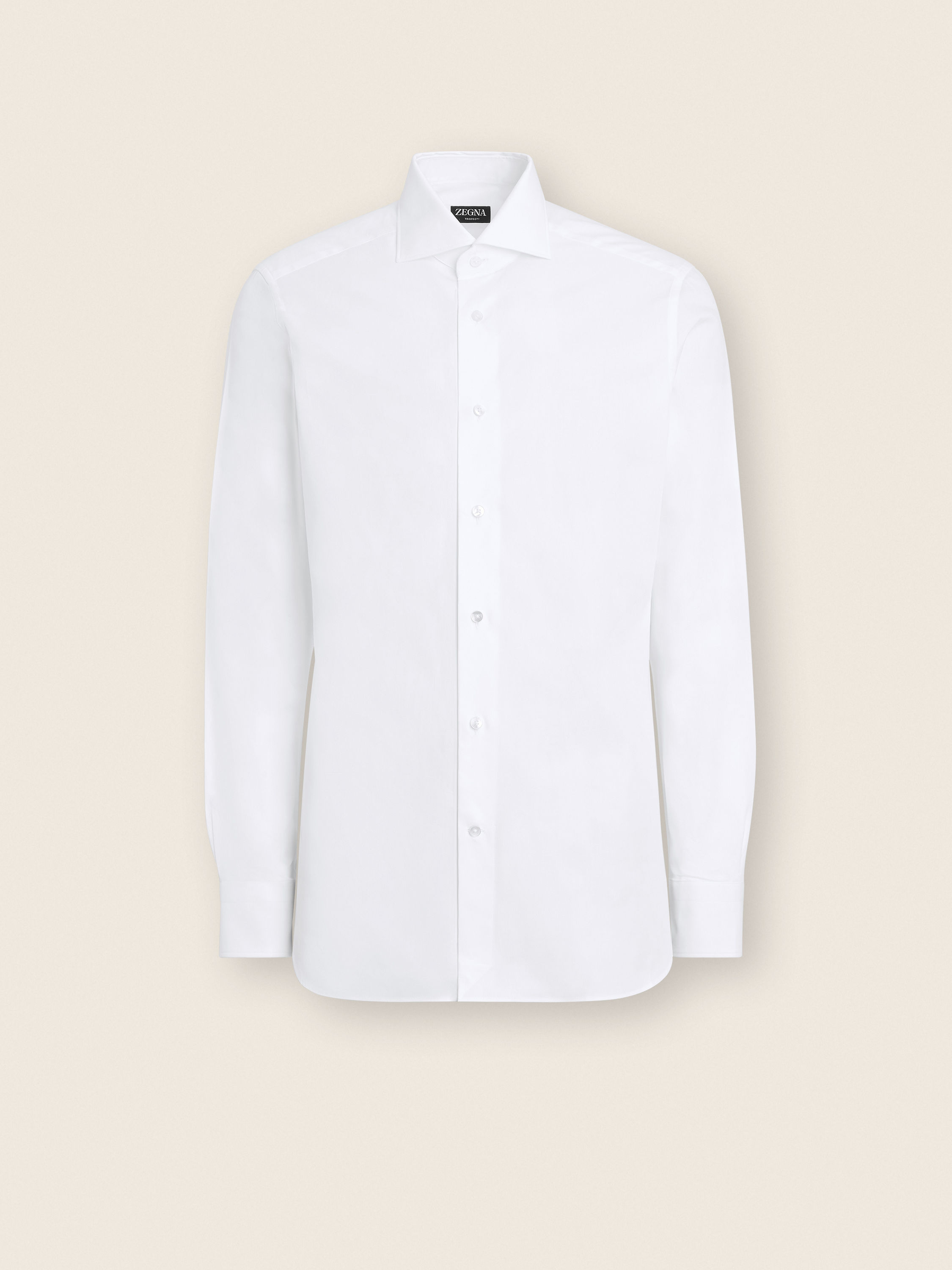 White Trofeo Cotton Shirt Main product photo