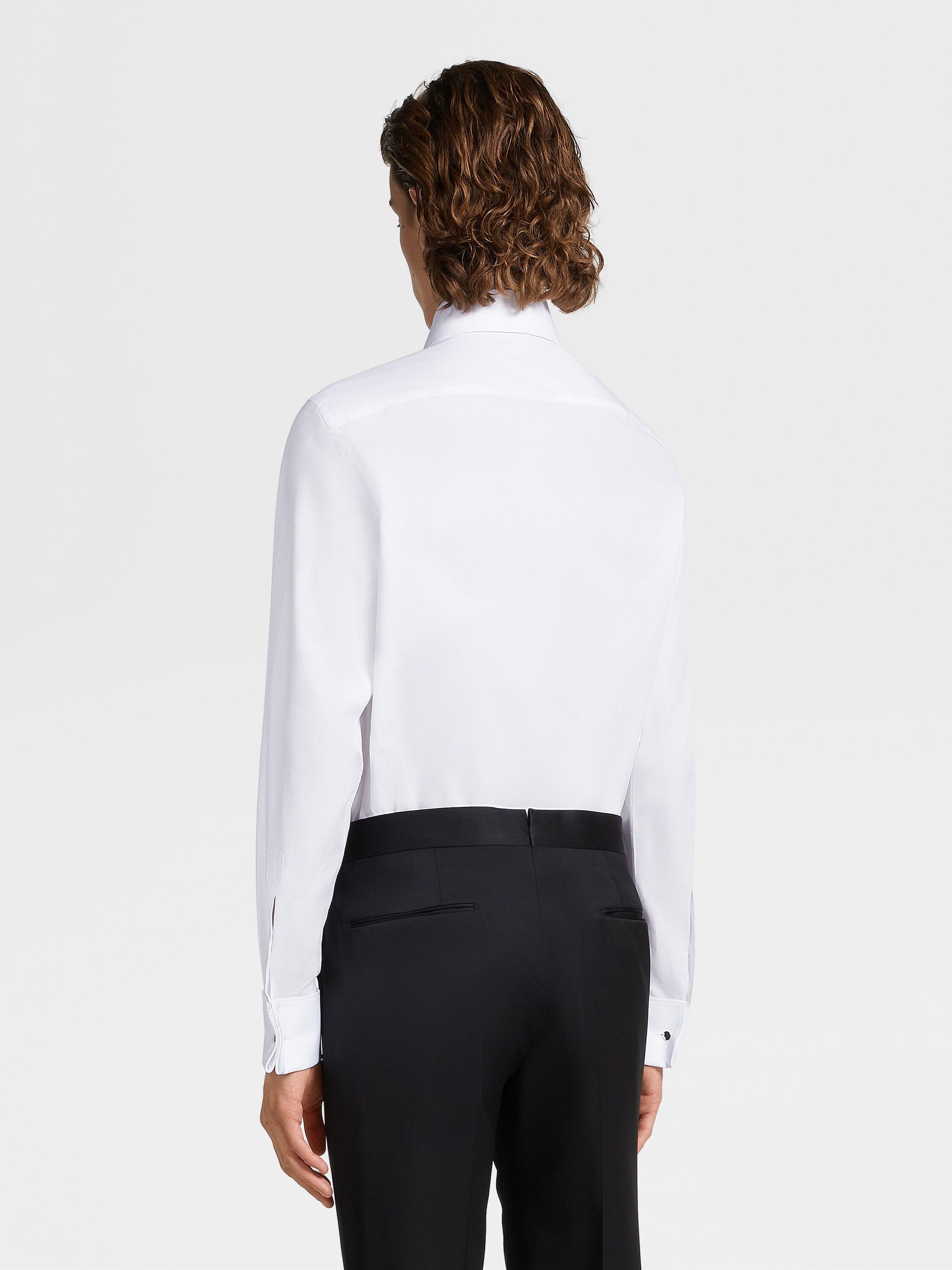 白色 Trofeo 棉质衬衫 產品細節圖 #3