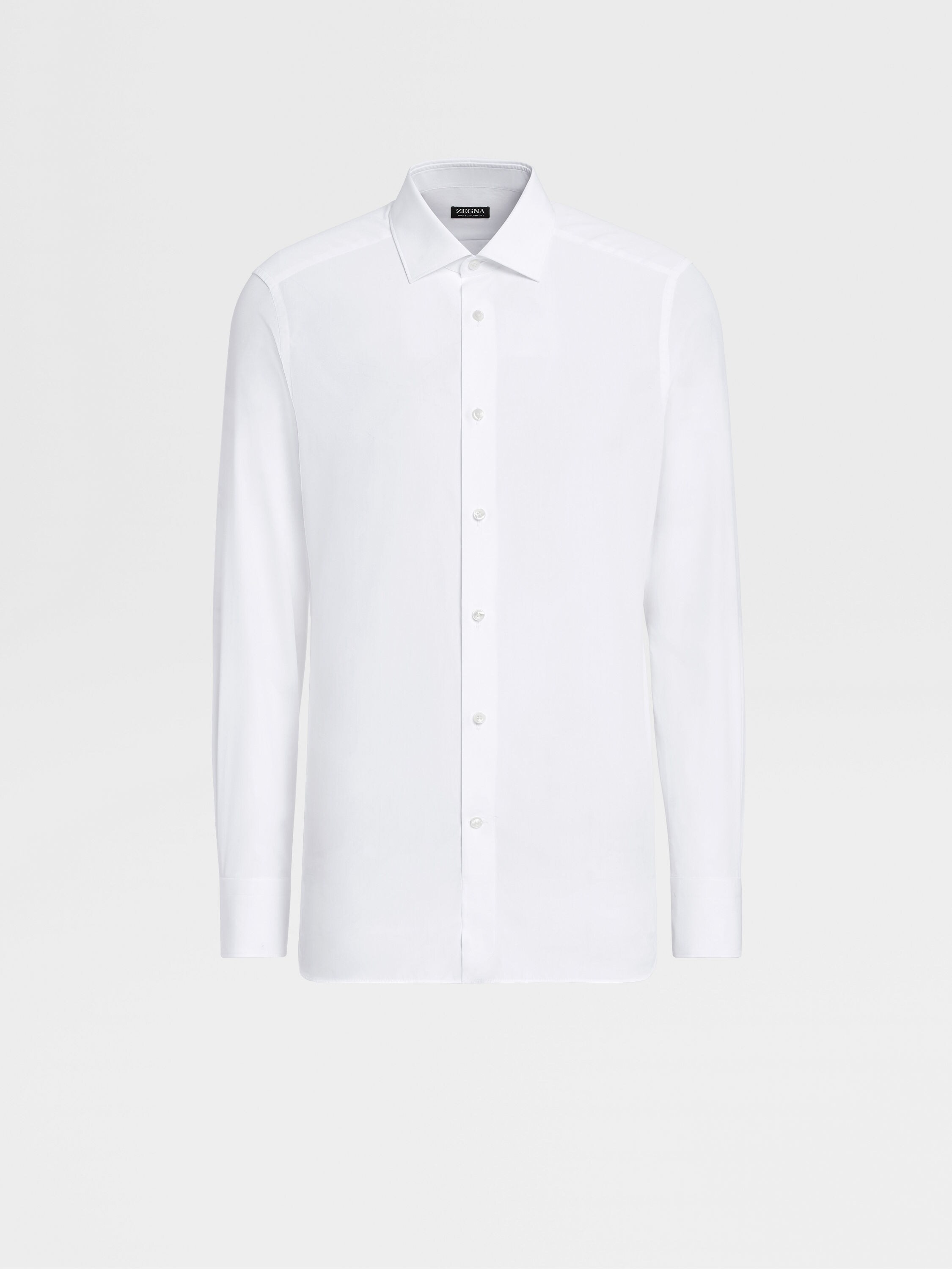 白色 Trofeo™ Comfort 棉质衬衫