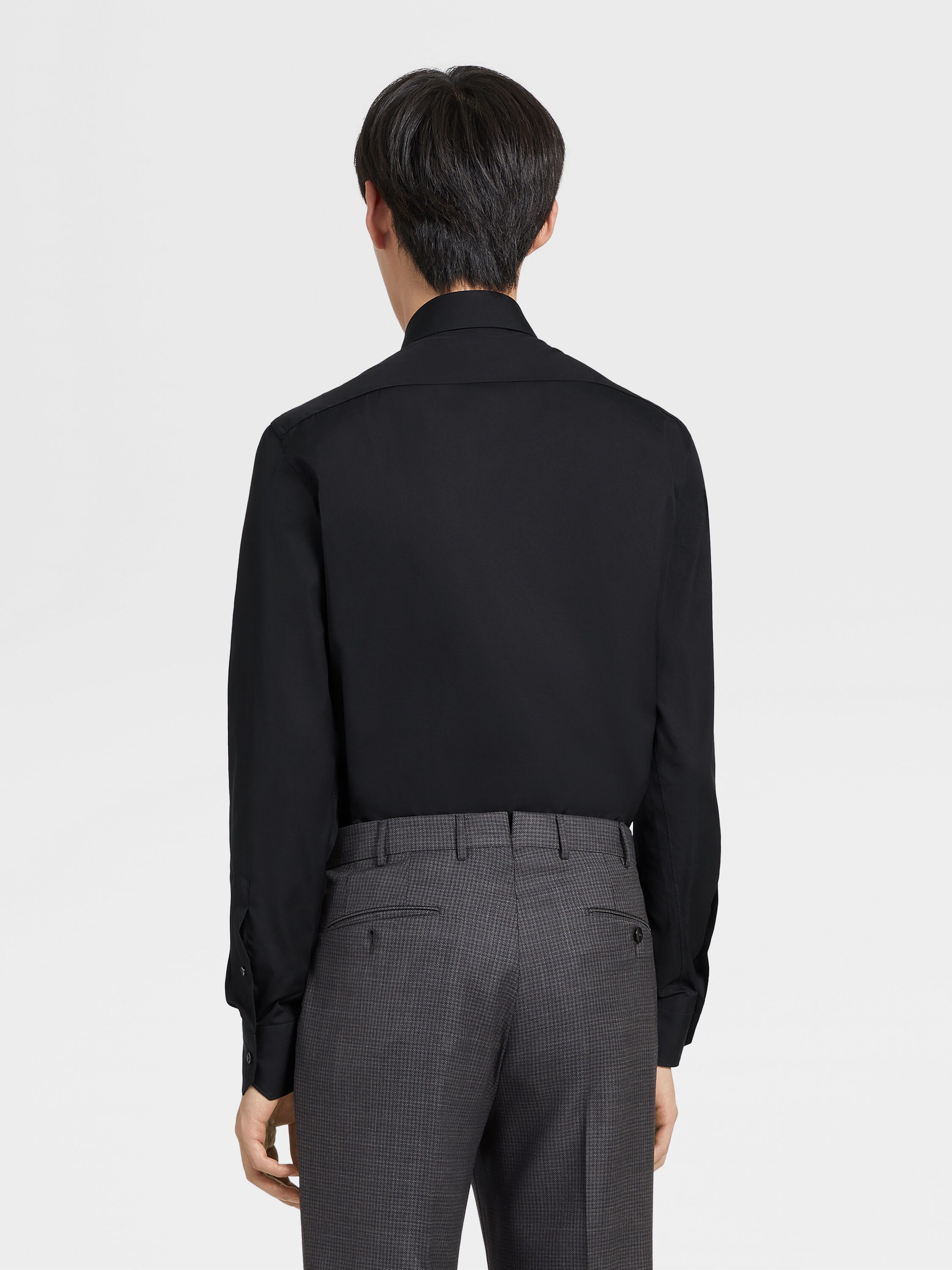 黑色 Trofeo Comfort 棉质衬衫 產品細節圖 #3