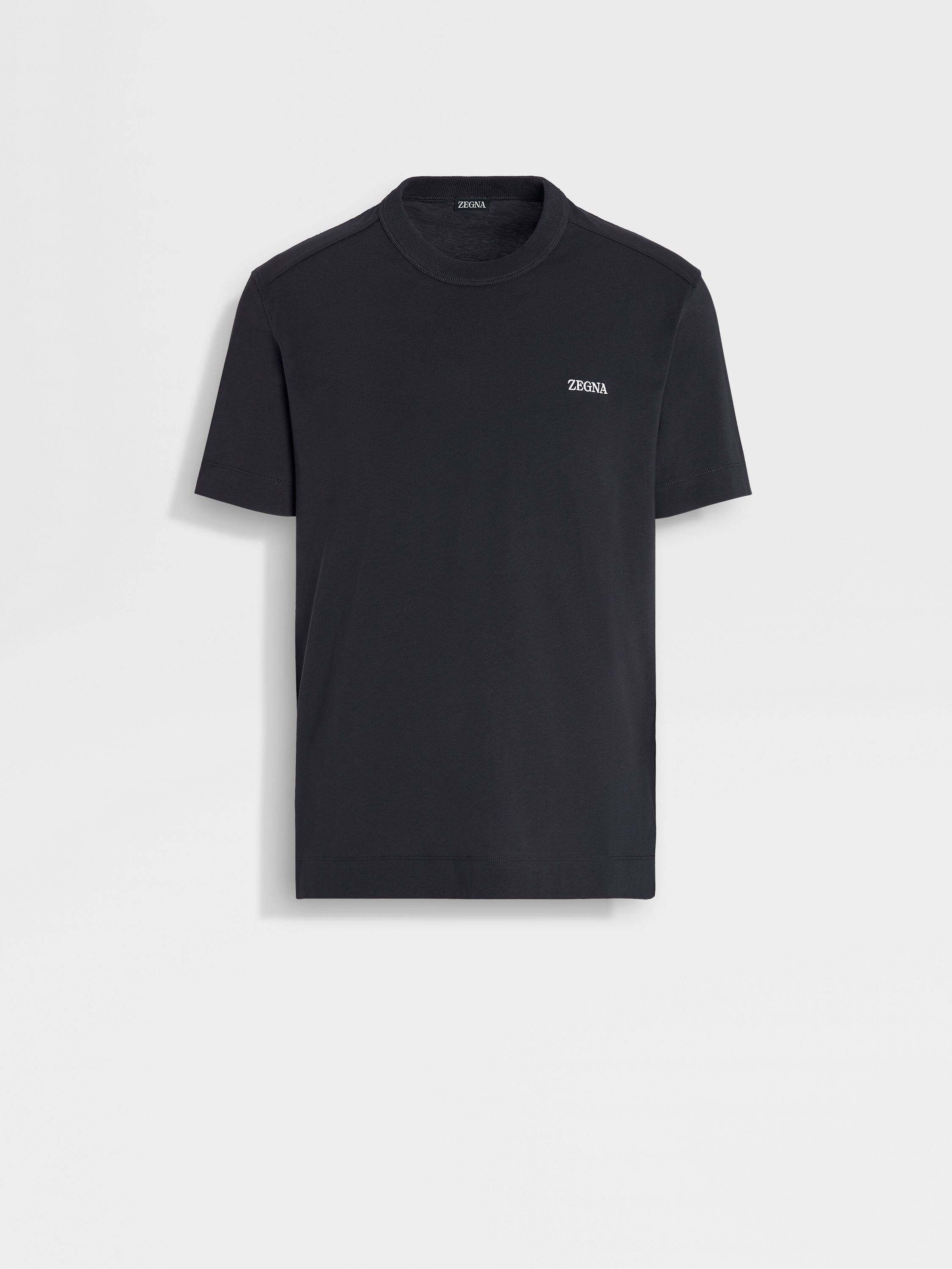 Navy Blue Cotton T-shirt