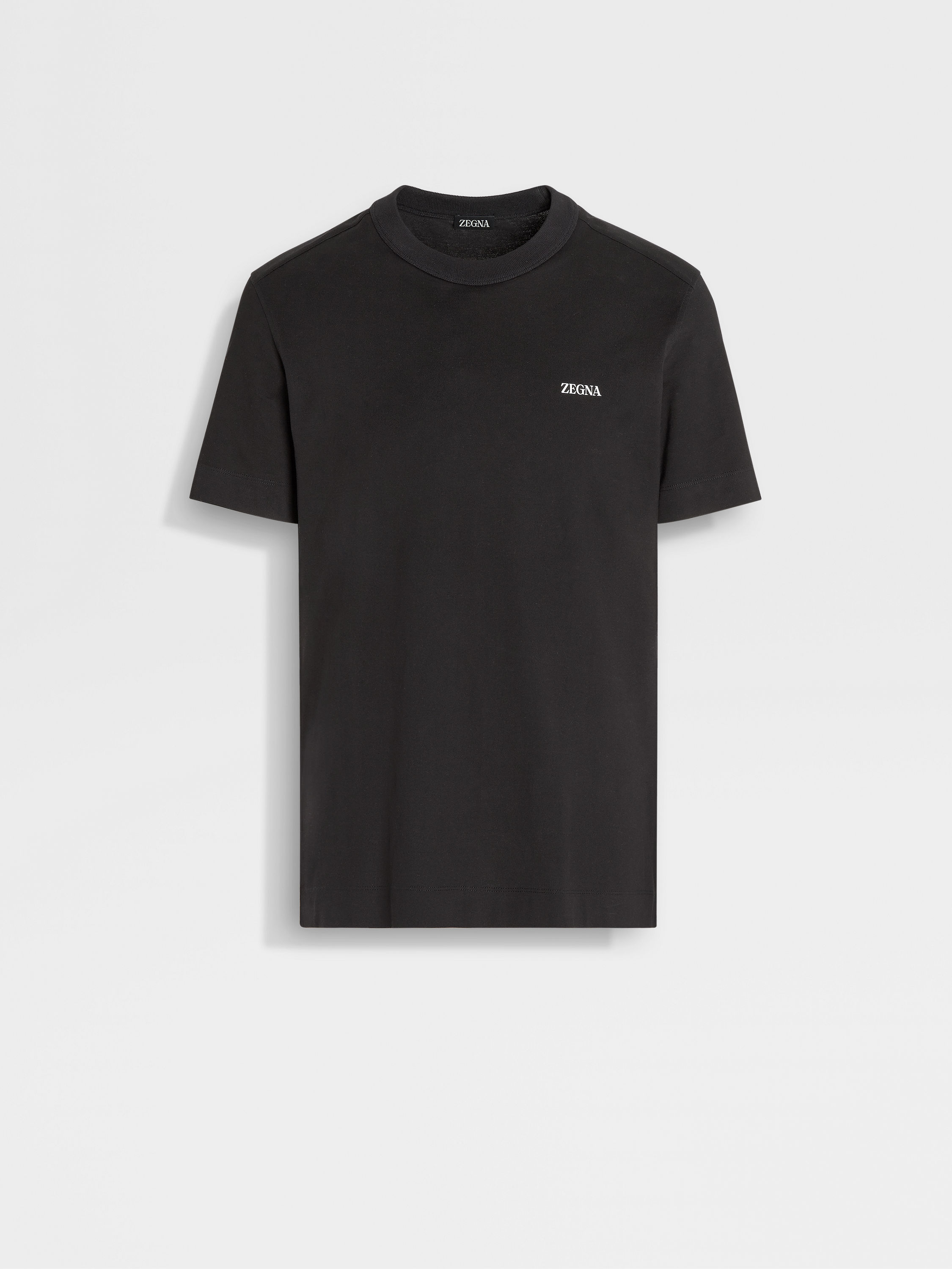 Black Cotton T-shirt Main product photo