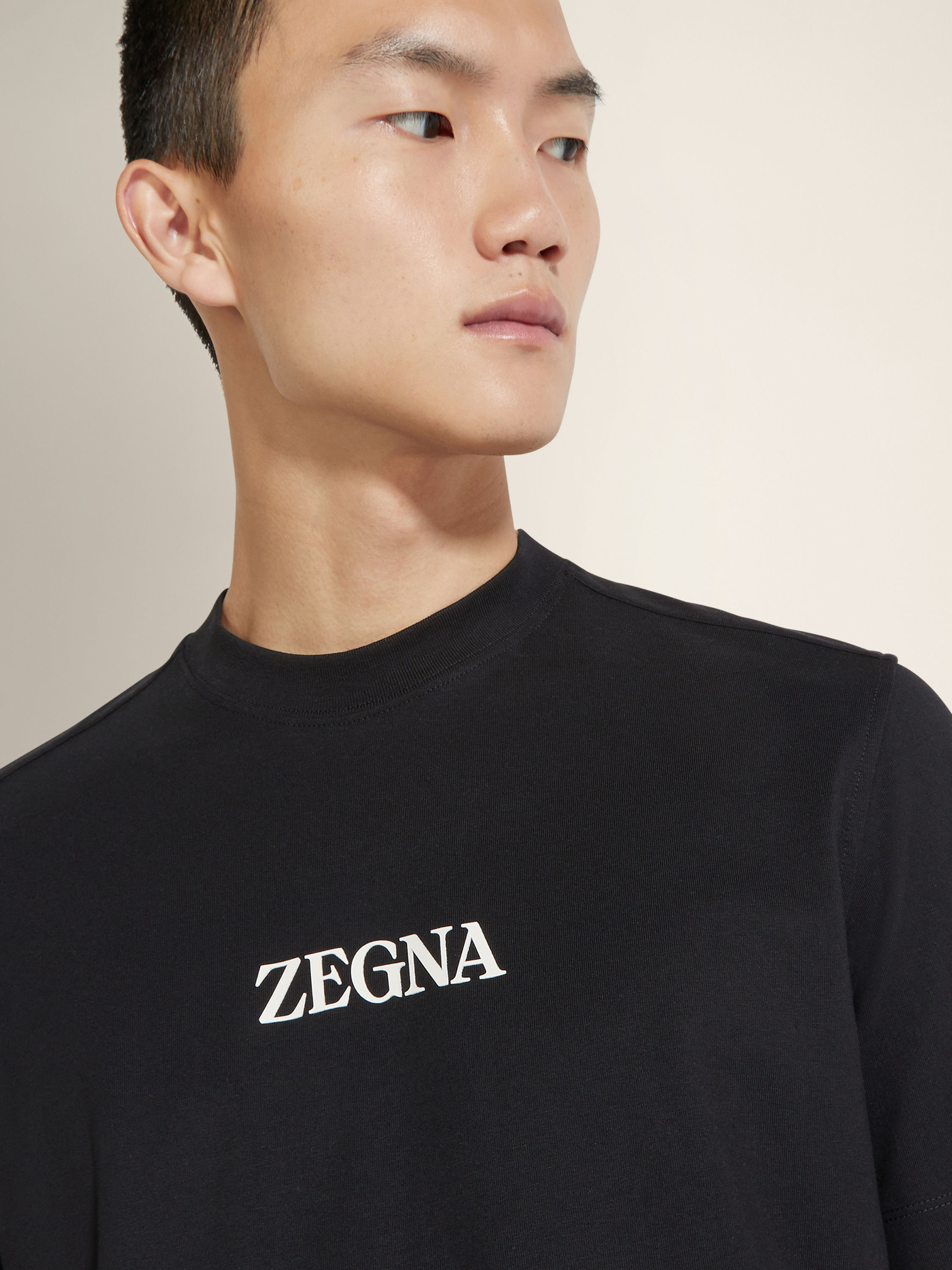 Black #UseTheExisting™ Cotton T-shirt Product detail photo #1