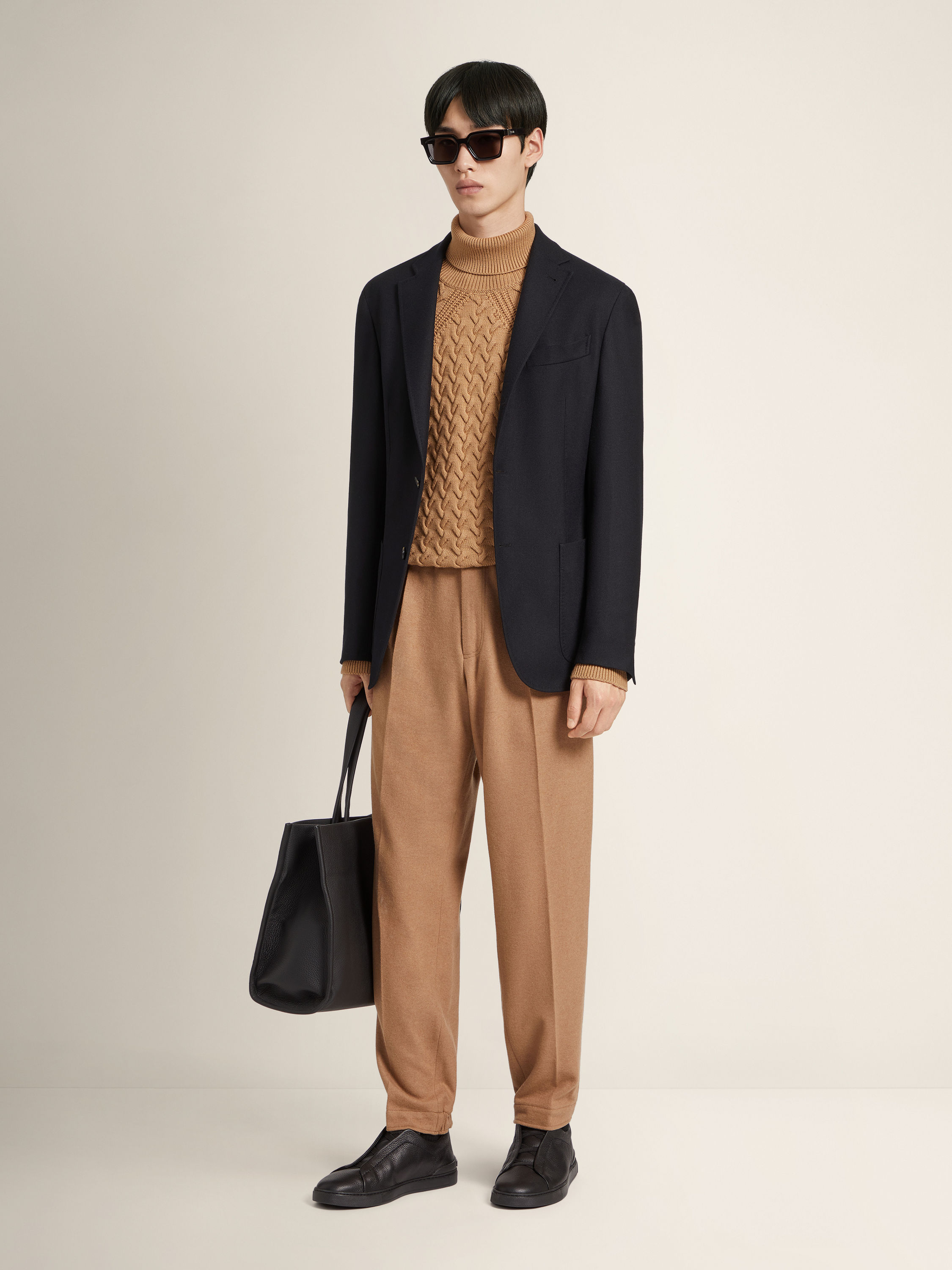 黑色 Trofeo Cashmere 夹克 产品细节图 #1