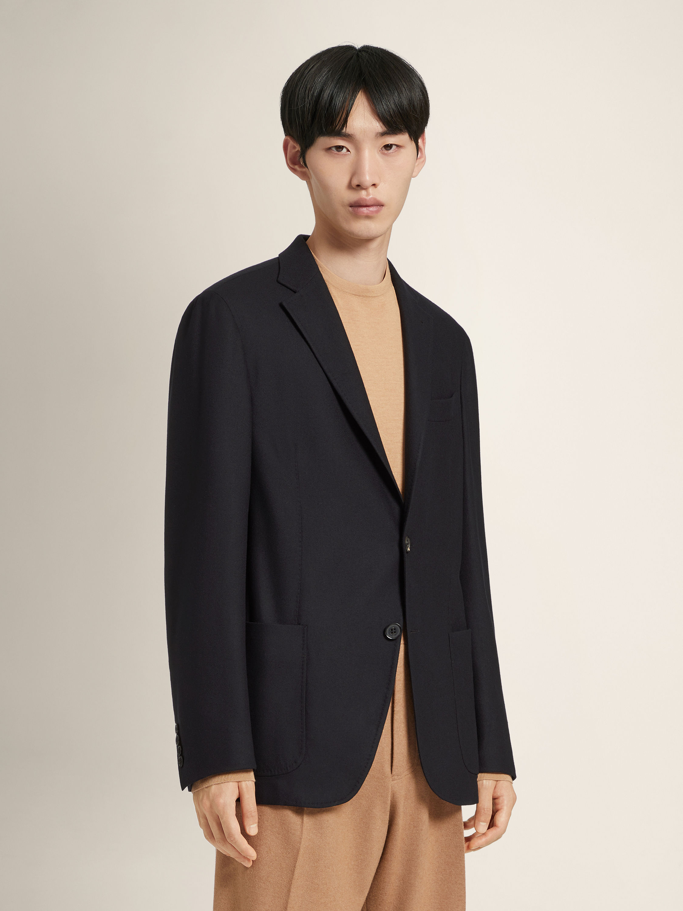 黑色 Trofeo Cashmere 夹克 产品细节图 #3