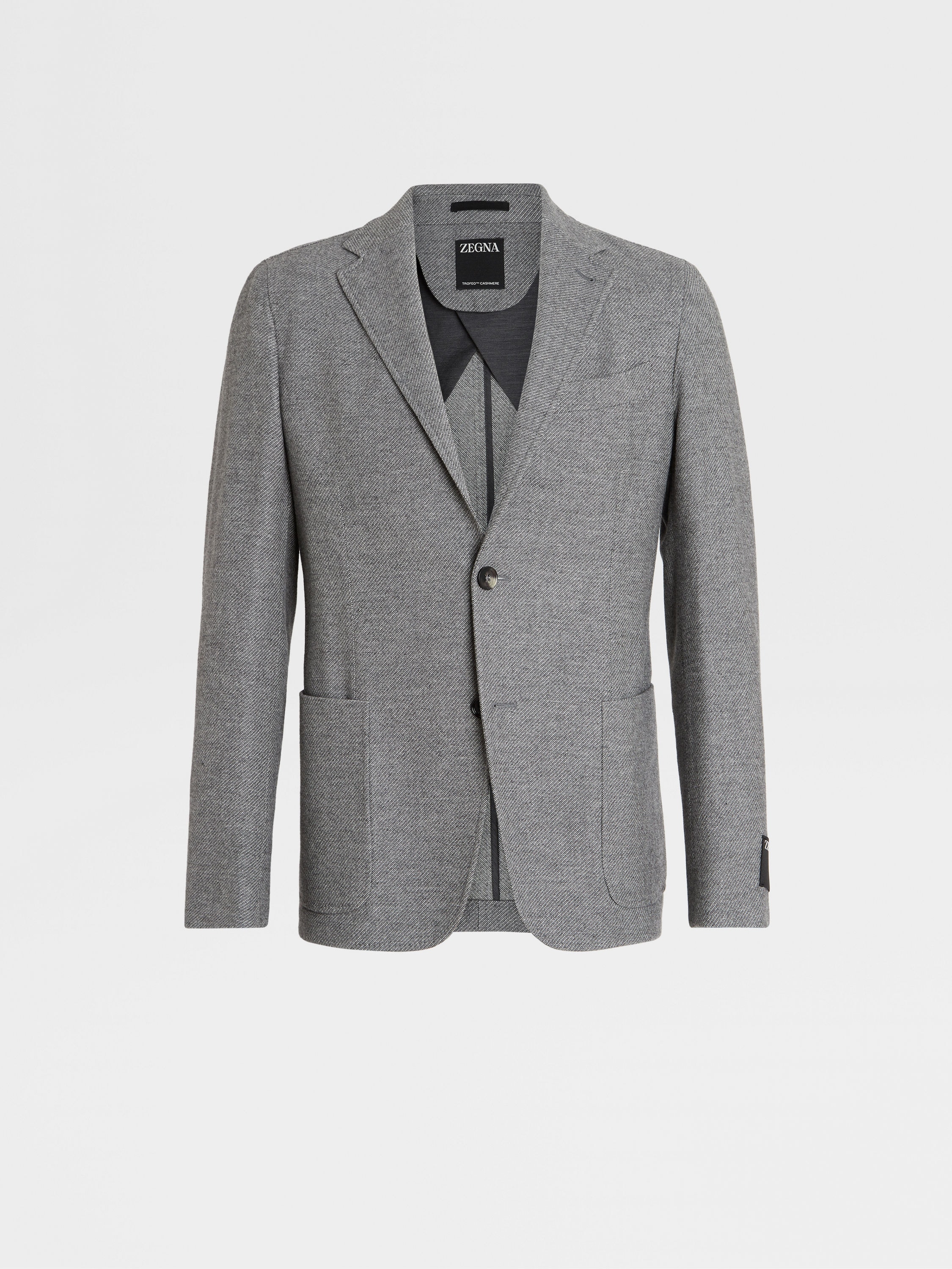 Grey Mélange Trofeo™ Cashmere Blazer