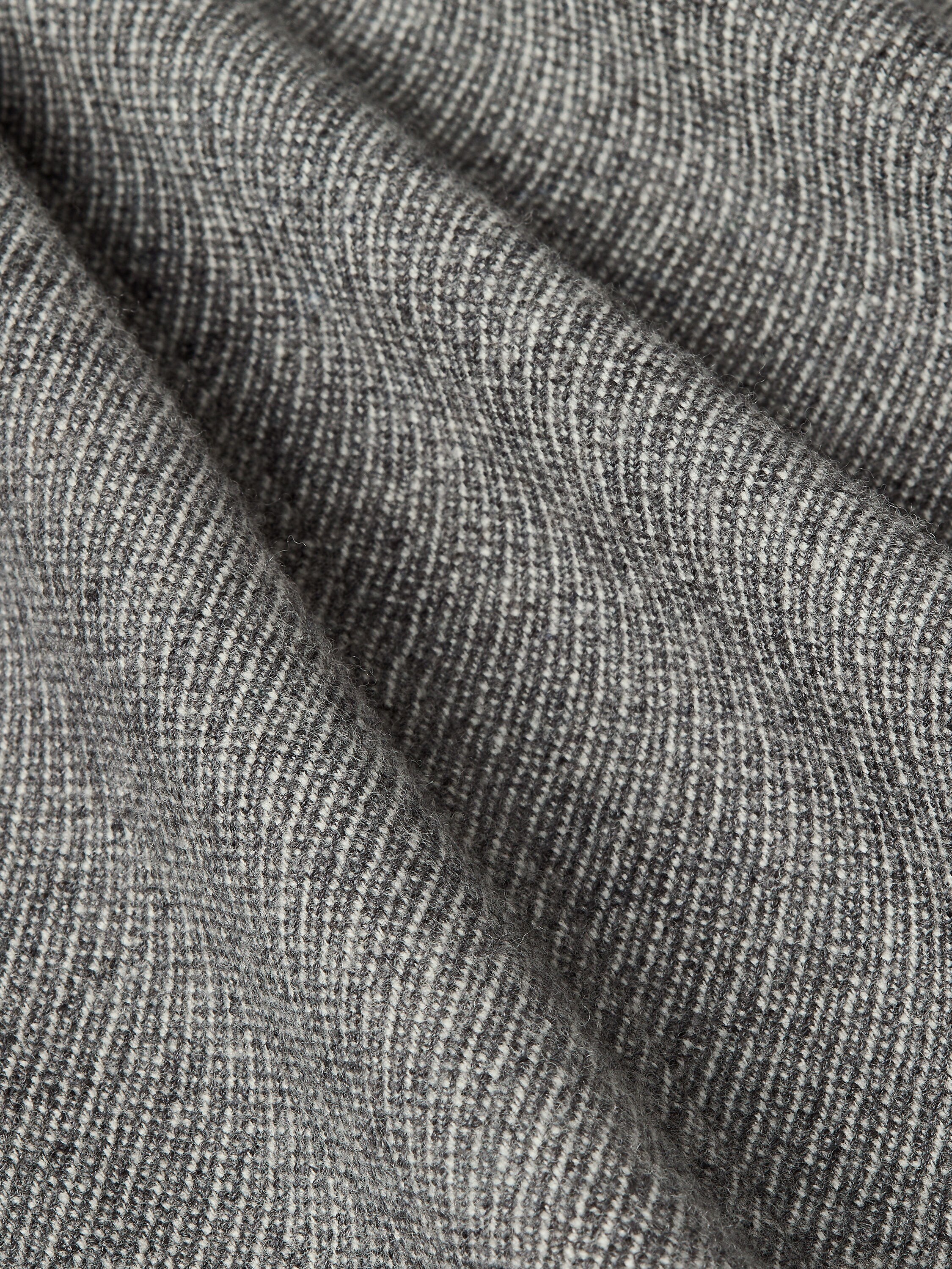 Grey Mélange Trofeo Cashmere Shirt Jacket Product detail photo #4