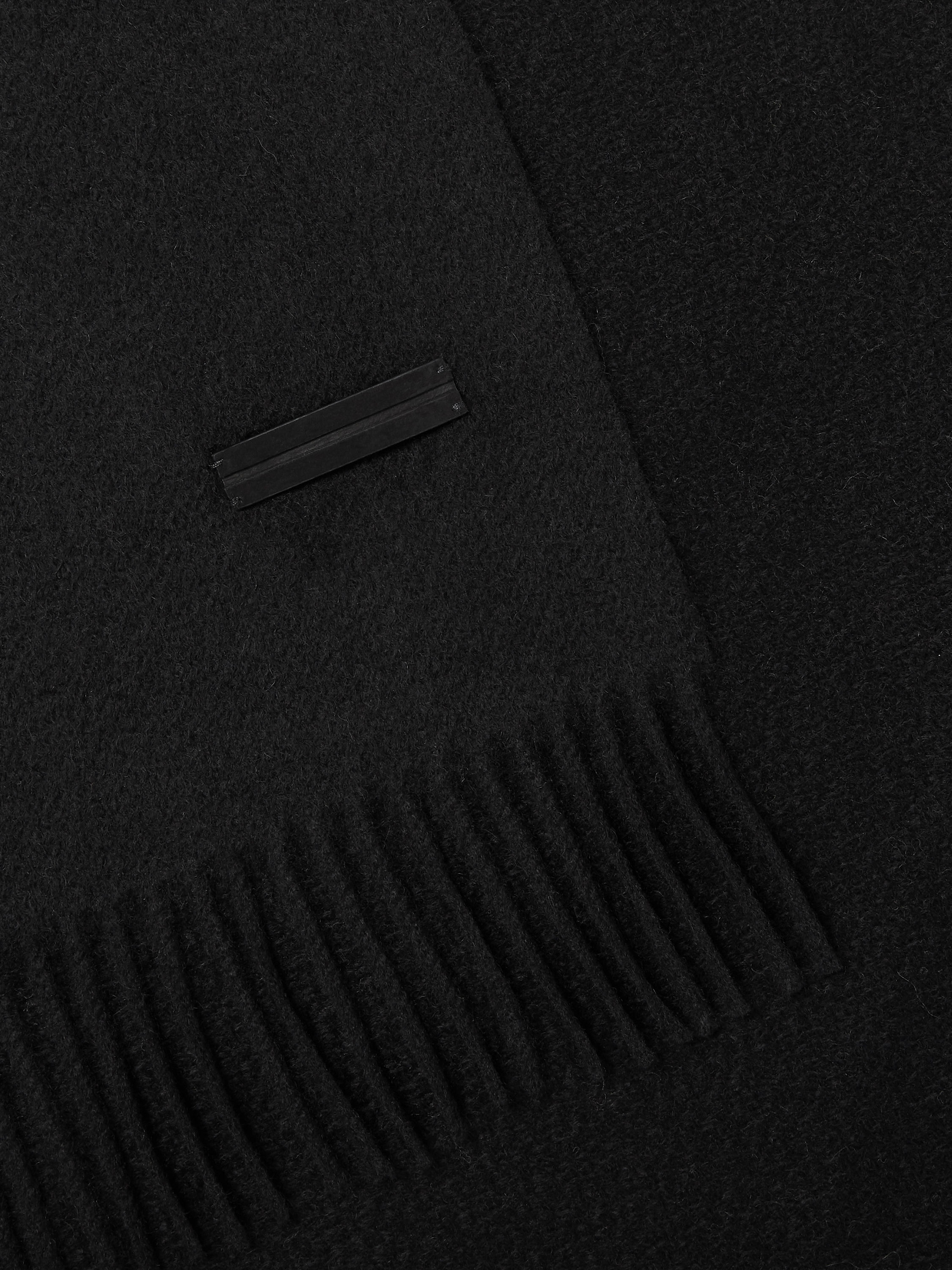 Black Oasi Cashmere Scarf Product detail photo #1