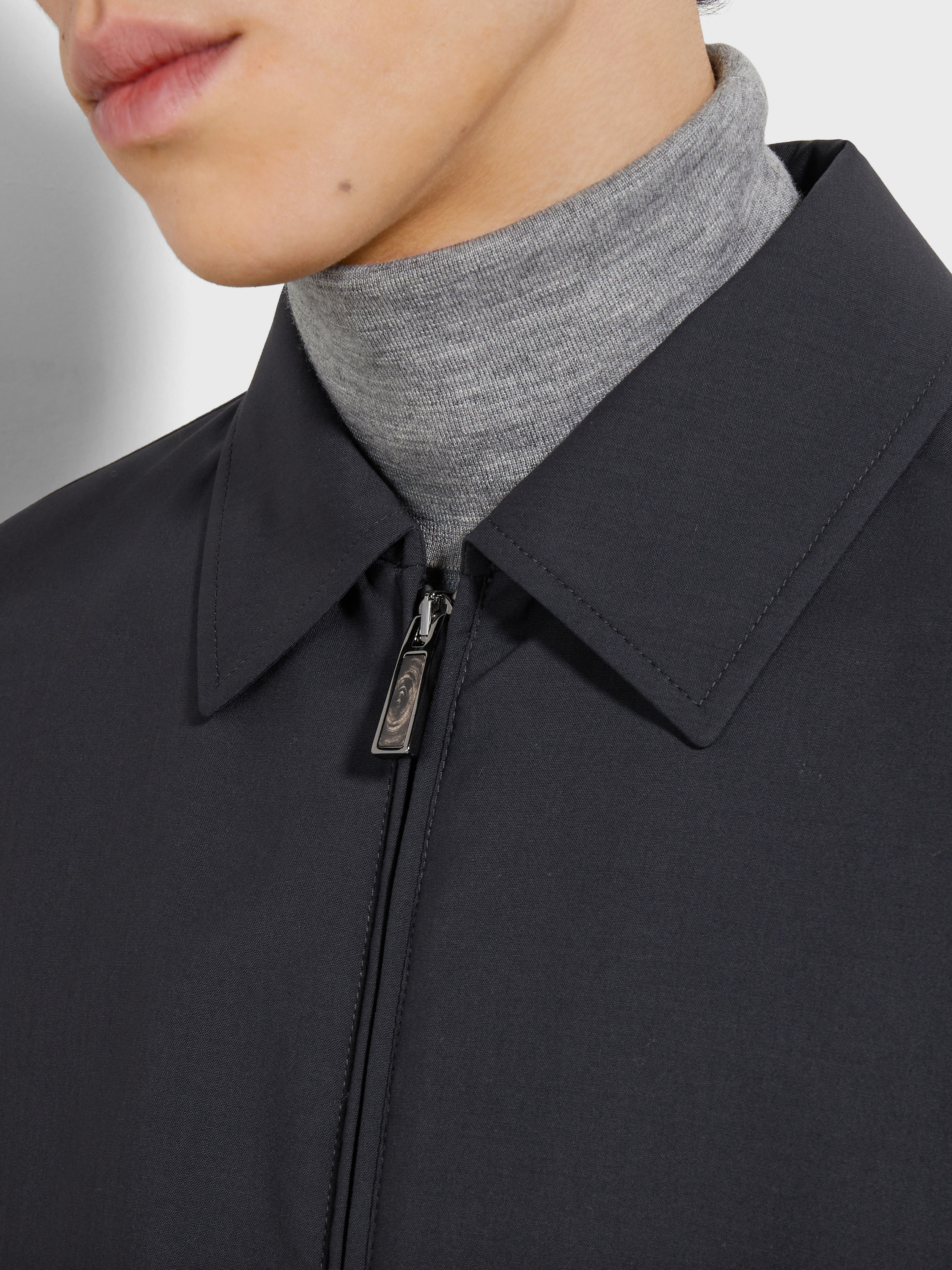 Trofeo™ Elements Wool Padded Zip-up Blouson Product detail photo #2