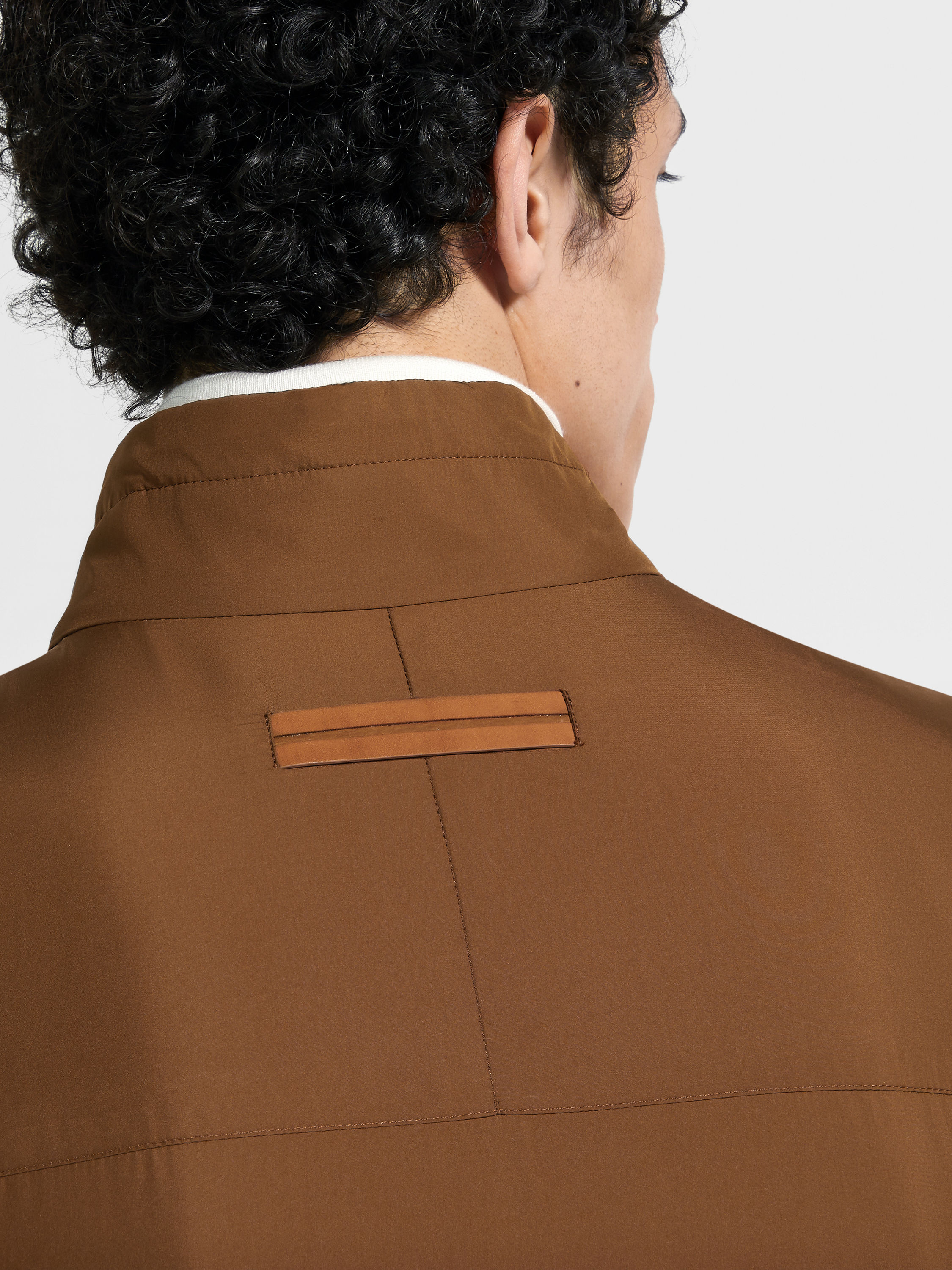 Microfiber Reversible Brezza Blouson Product detail photo #2