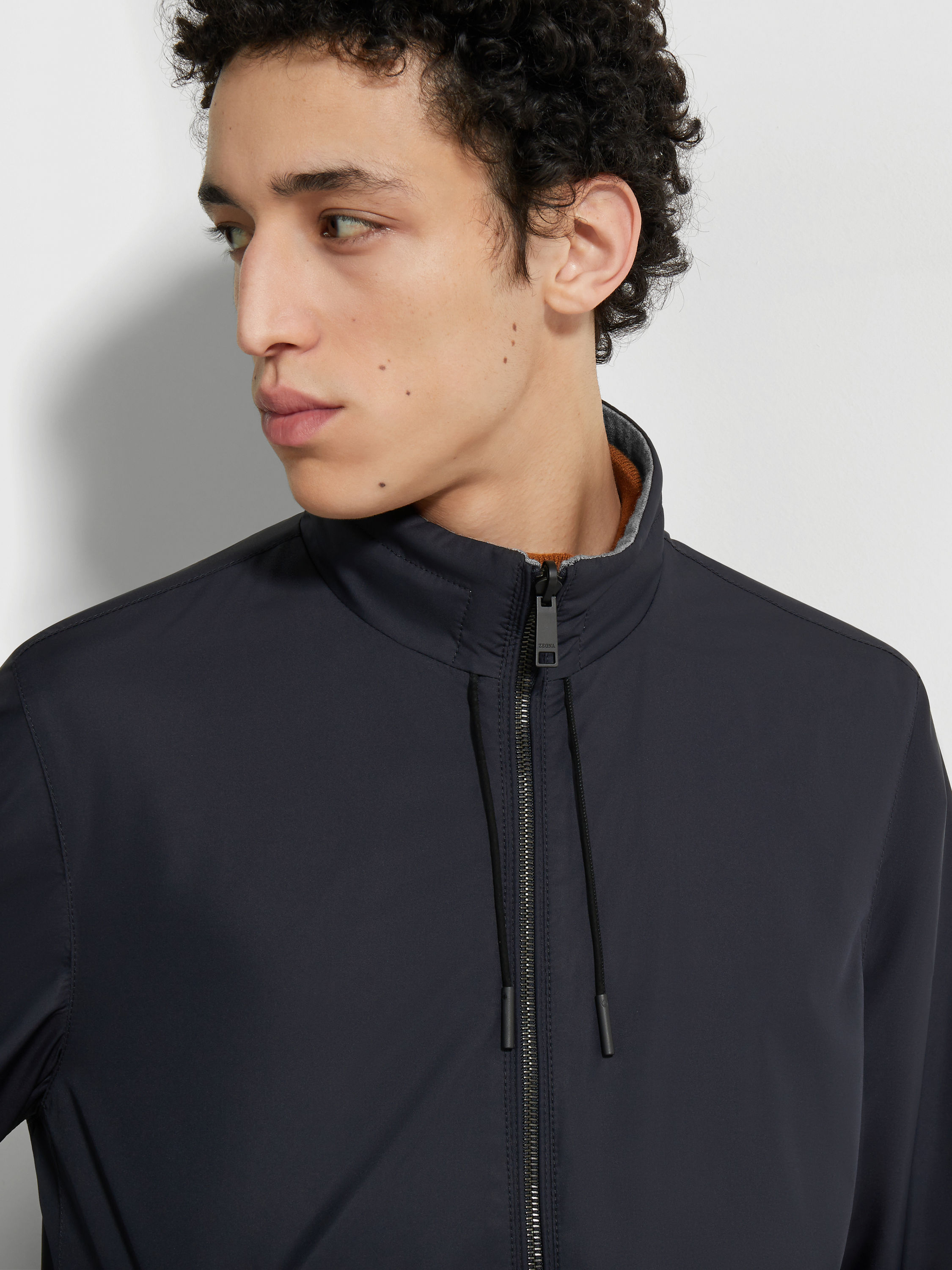 Microfiber Reversible Brezza Blouson Product detail photo #2