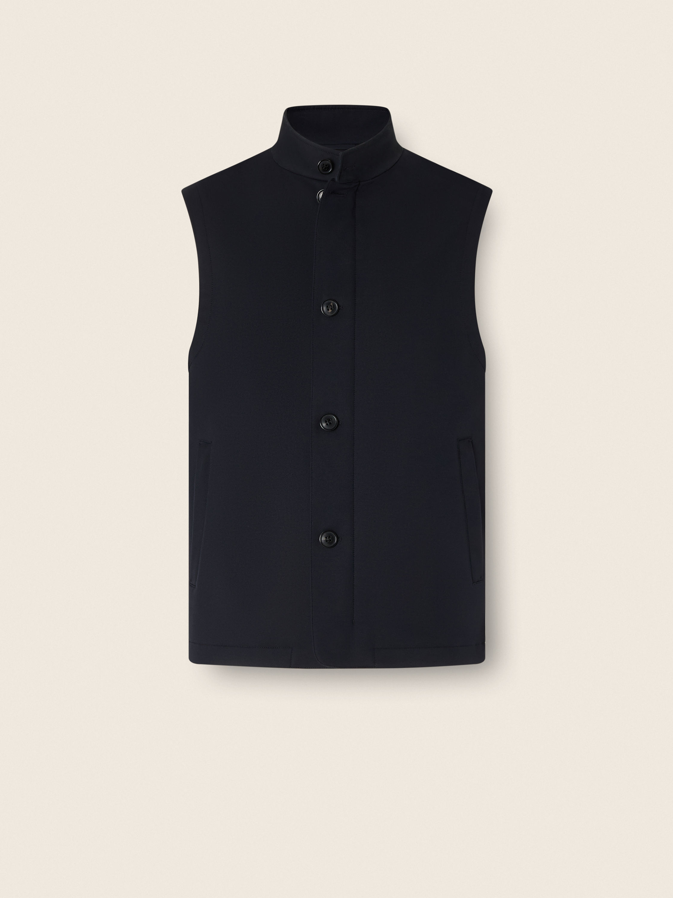 Navy Blue Microfiber Motorin 50cc Vest Main product photo