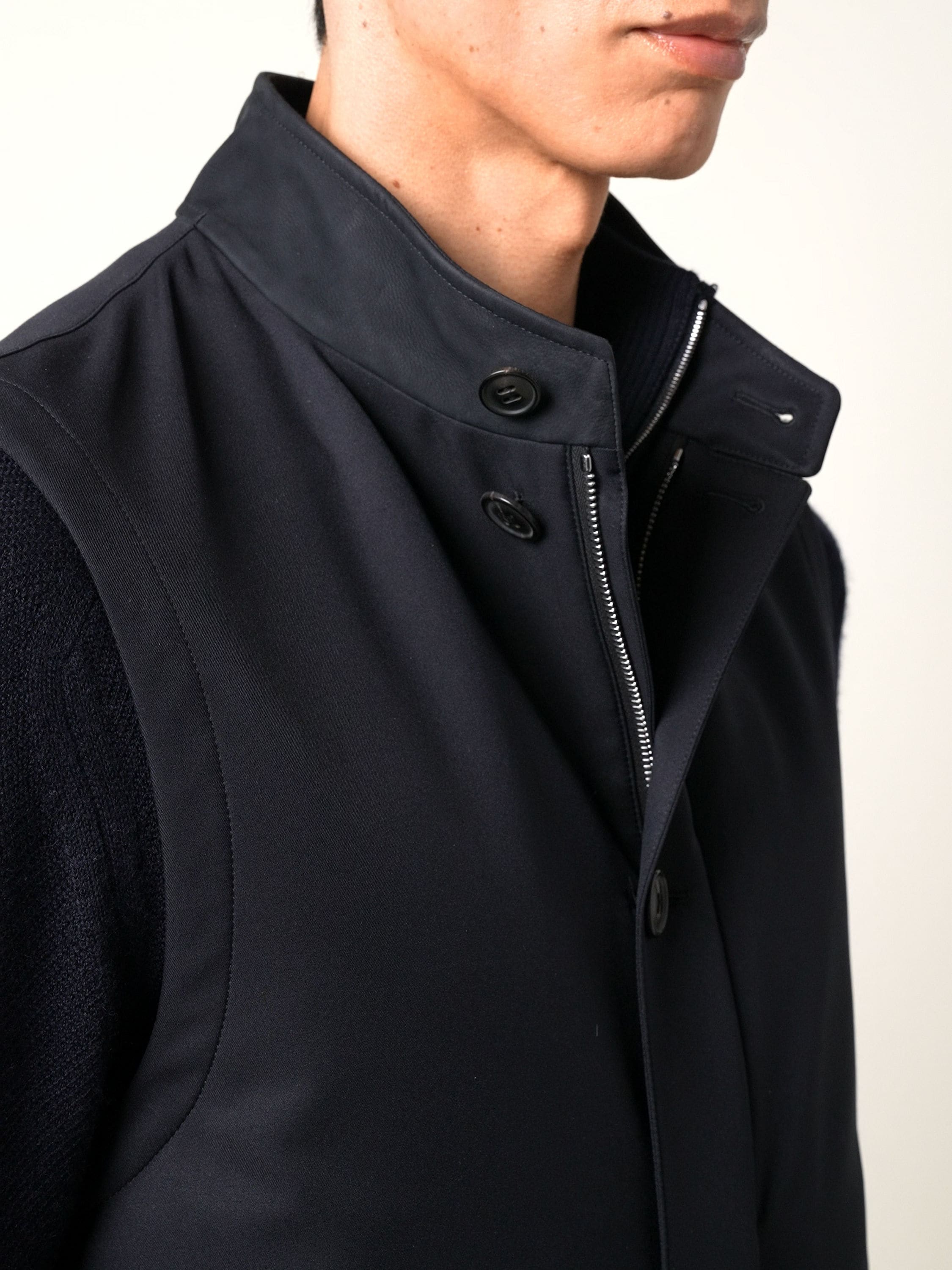 Navy Blue Microfiber Motorin 50cc Vest