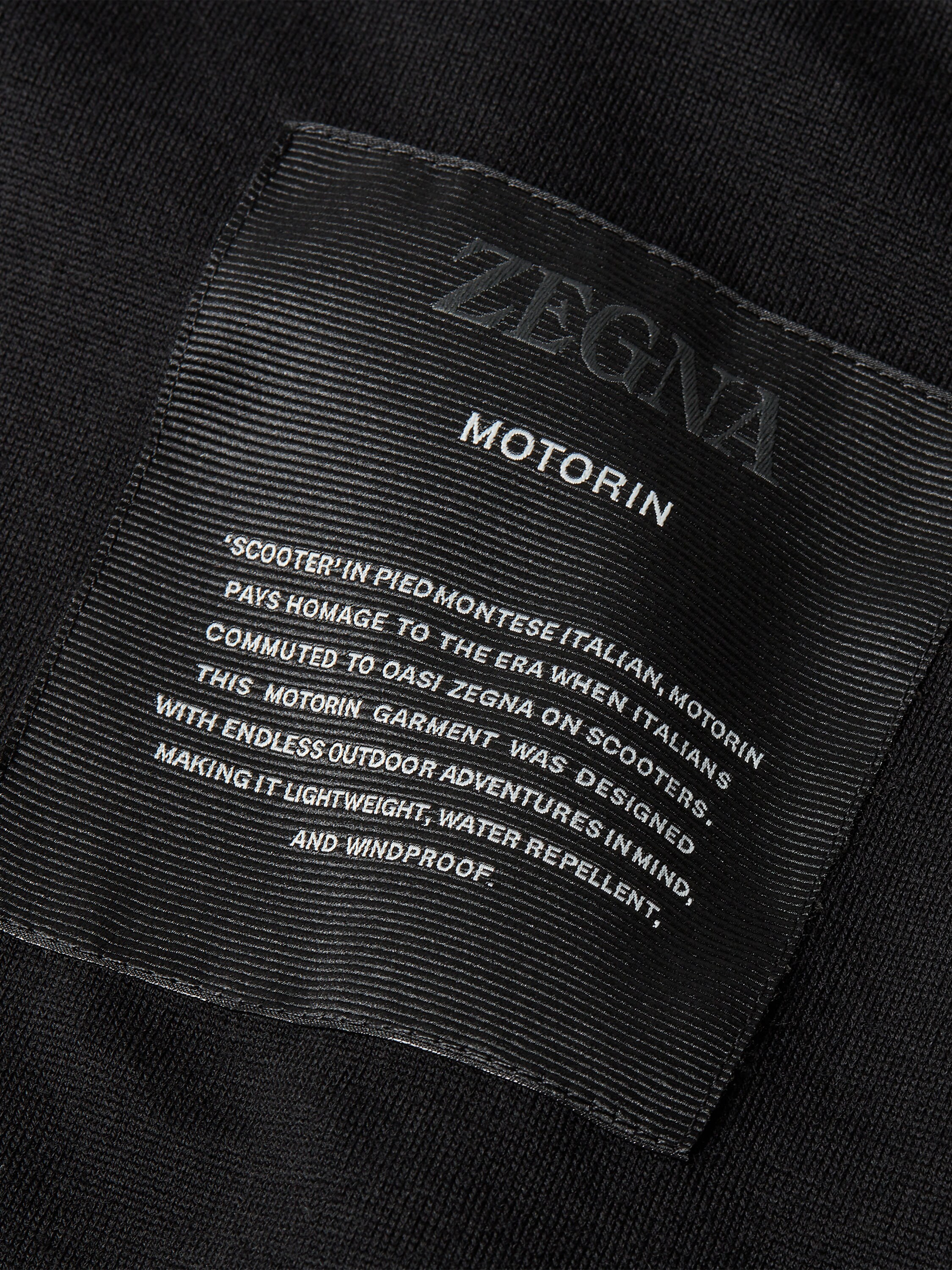 Black Microfiber Motorin 100cc Blouson Product detail photo #2