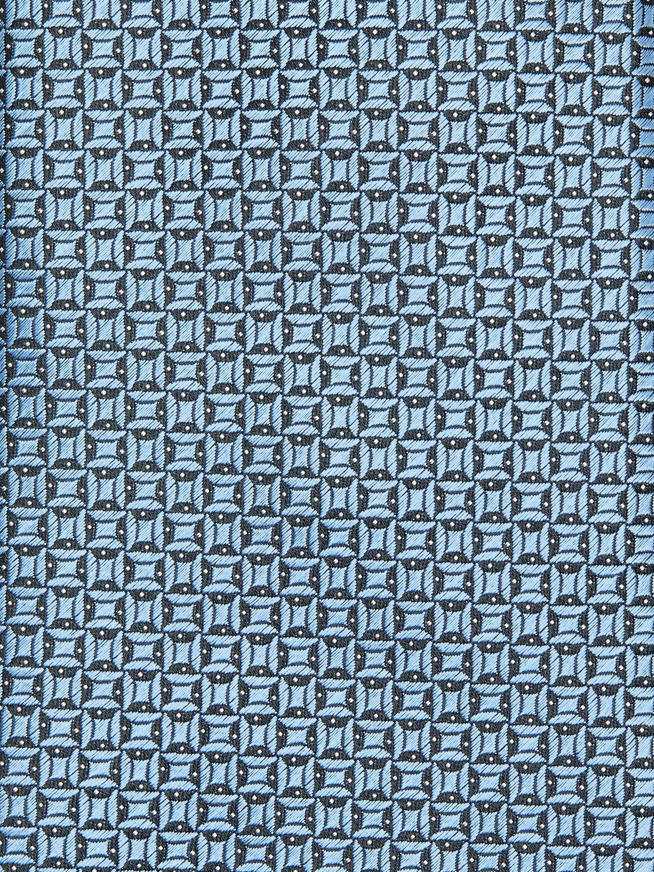 Light Blue CENTO FILI Silk Tie Product detail photo #1
