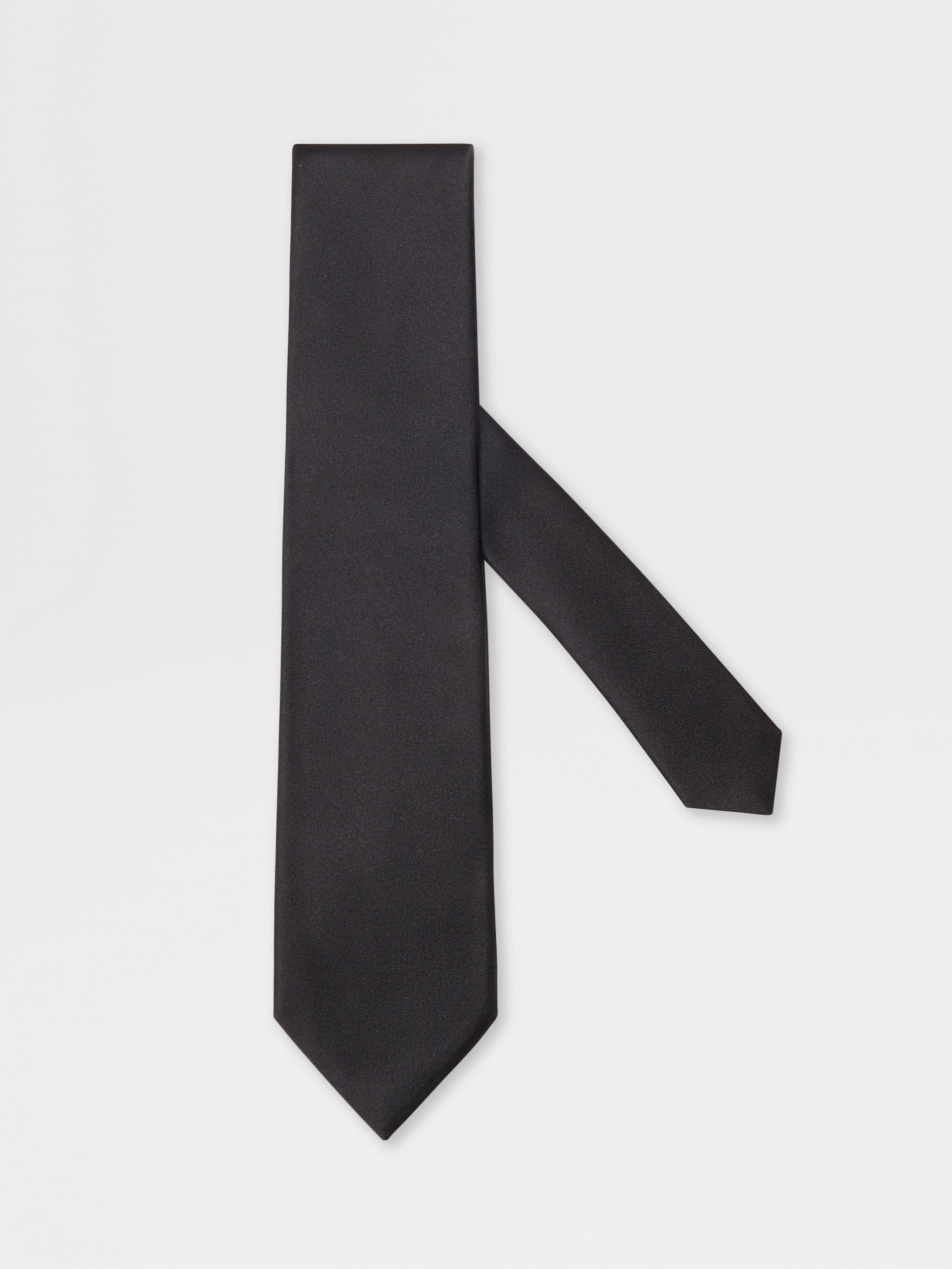 Black Silk Tie Main product photo