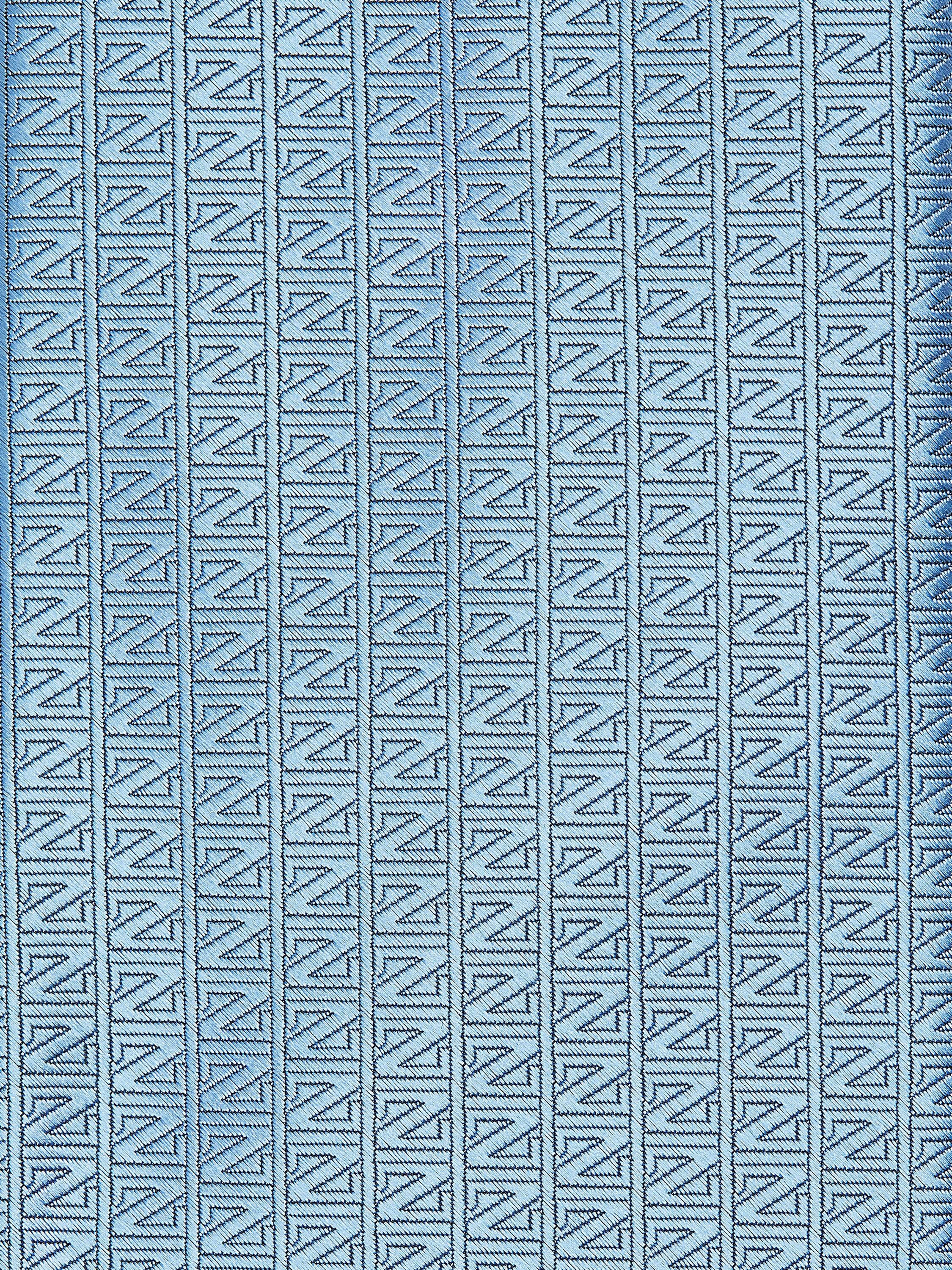 Light Blue Natural Silk Tie Product detail photo #1