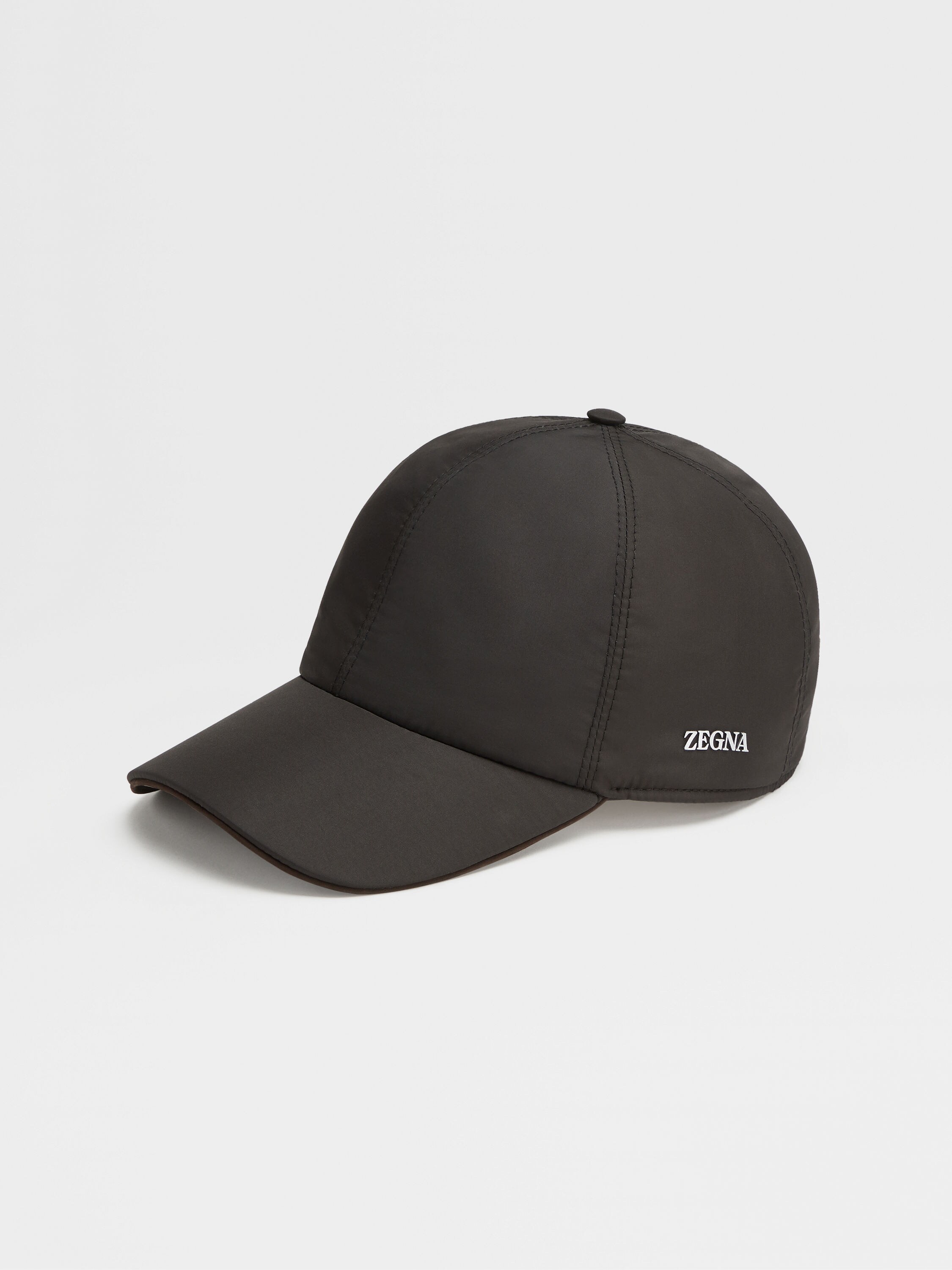 Black Technical Fabric Baseball Cap