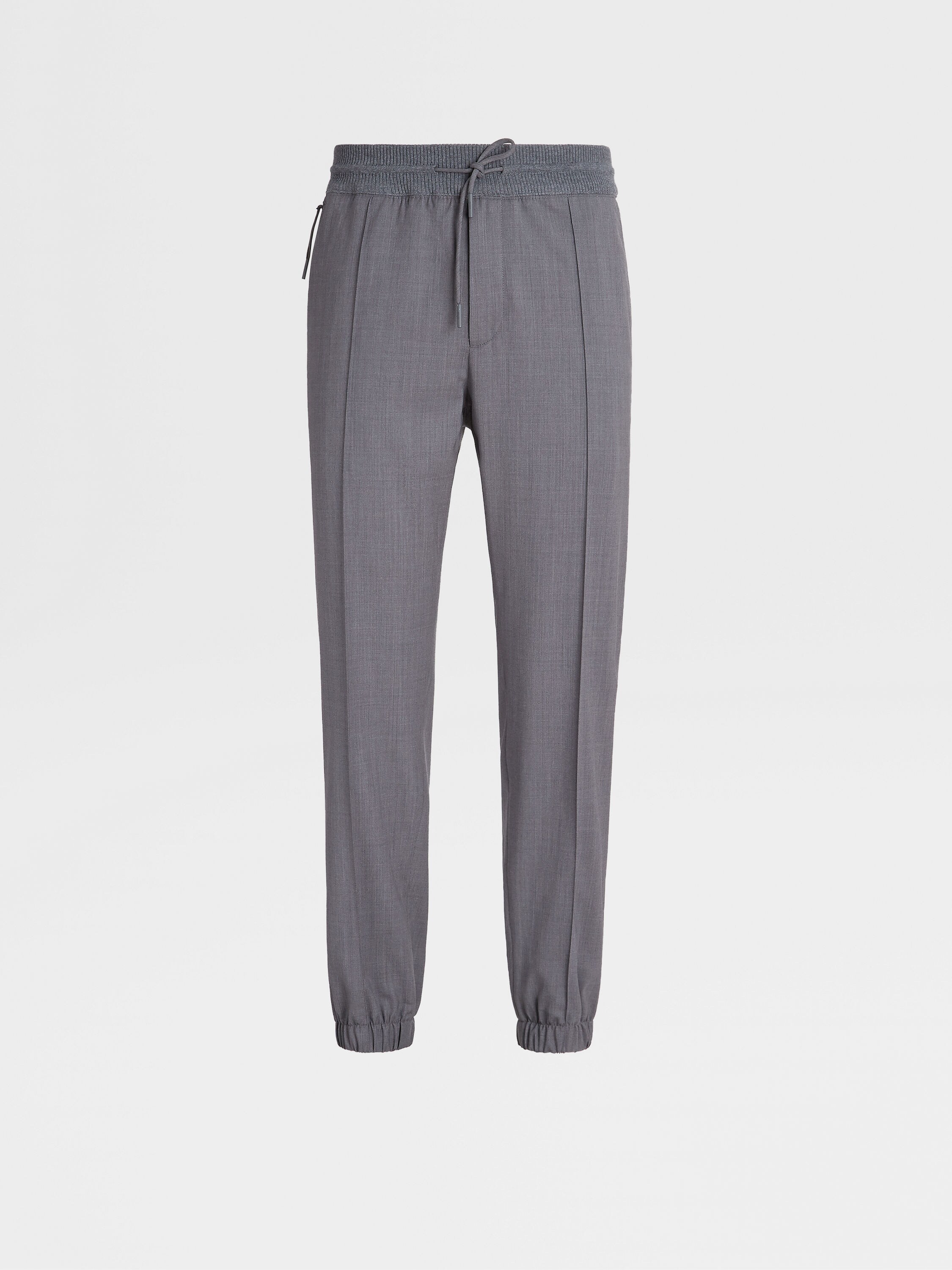 Grey Mélange High Performance™ Wool Joggers Main product photo