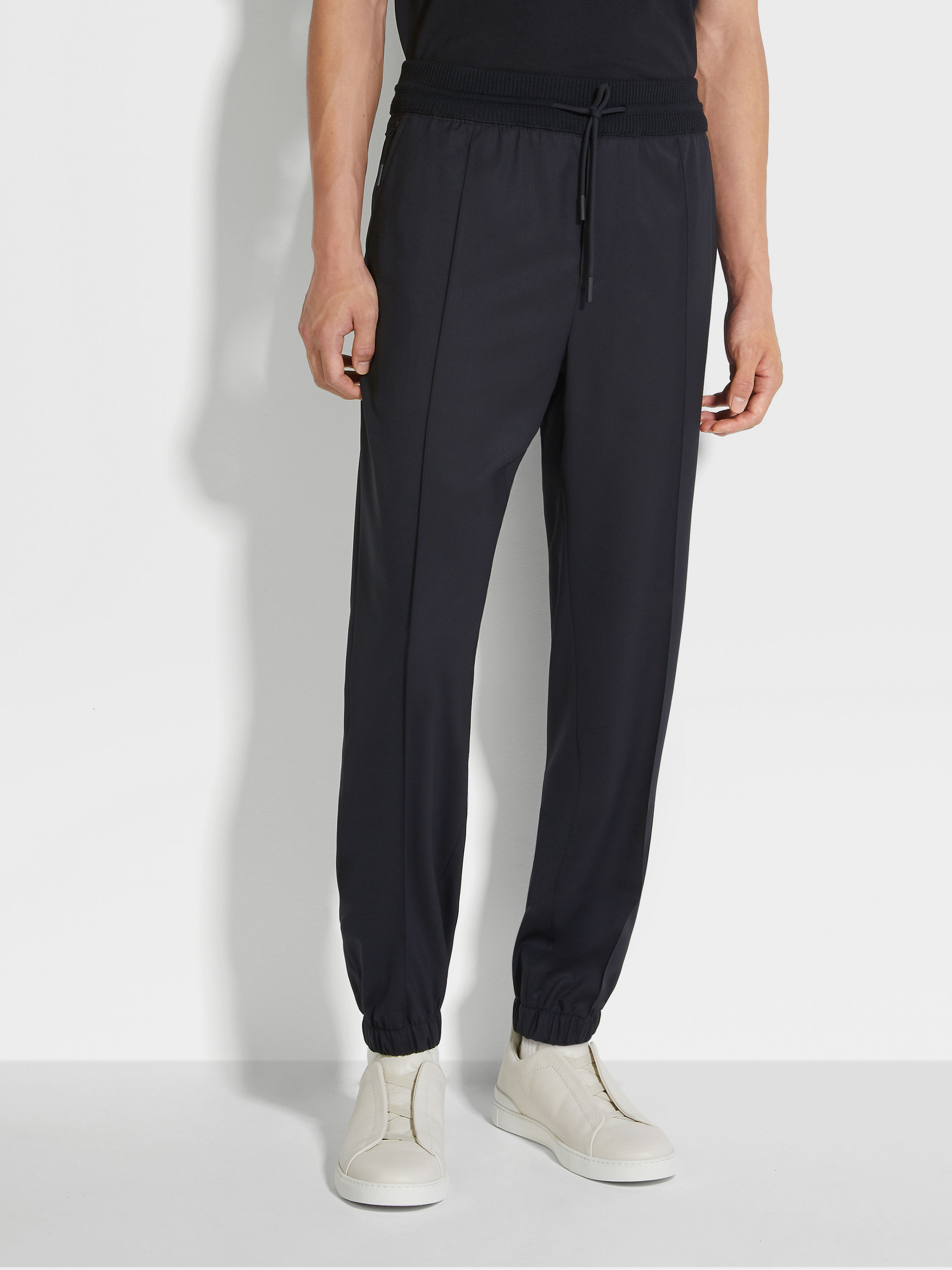 Black High Performance™ Wool Joggers Product detail photo #4