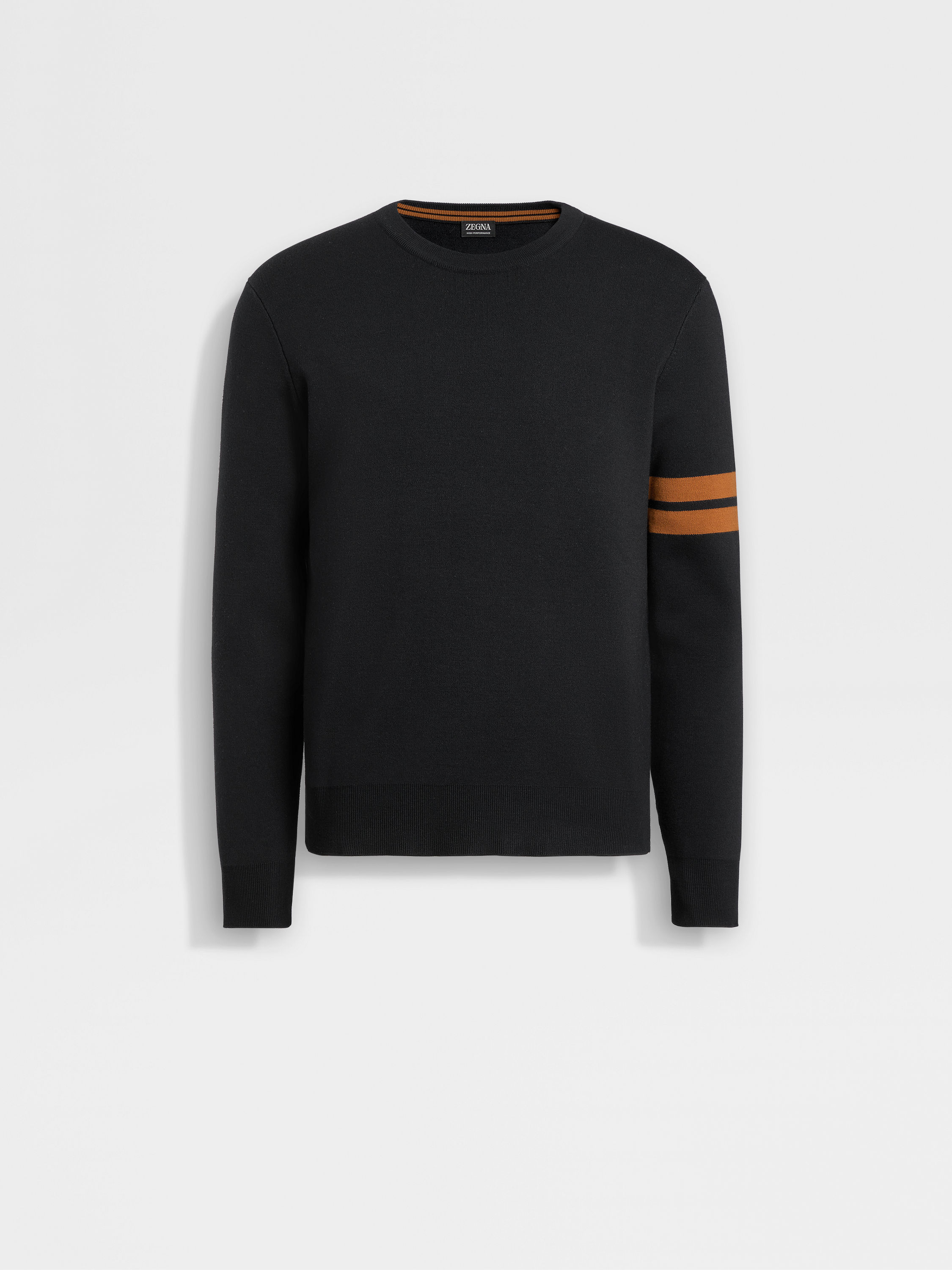 Black High Performance™ Wool Crewneck