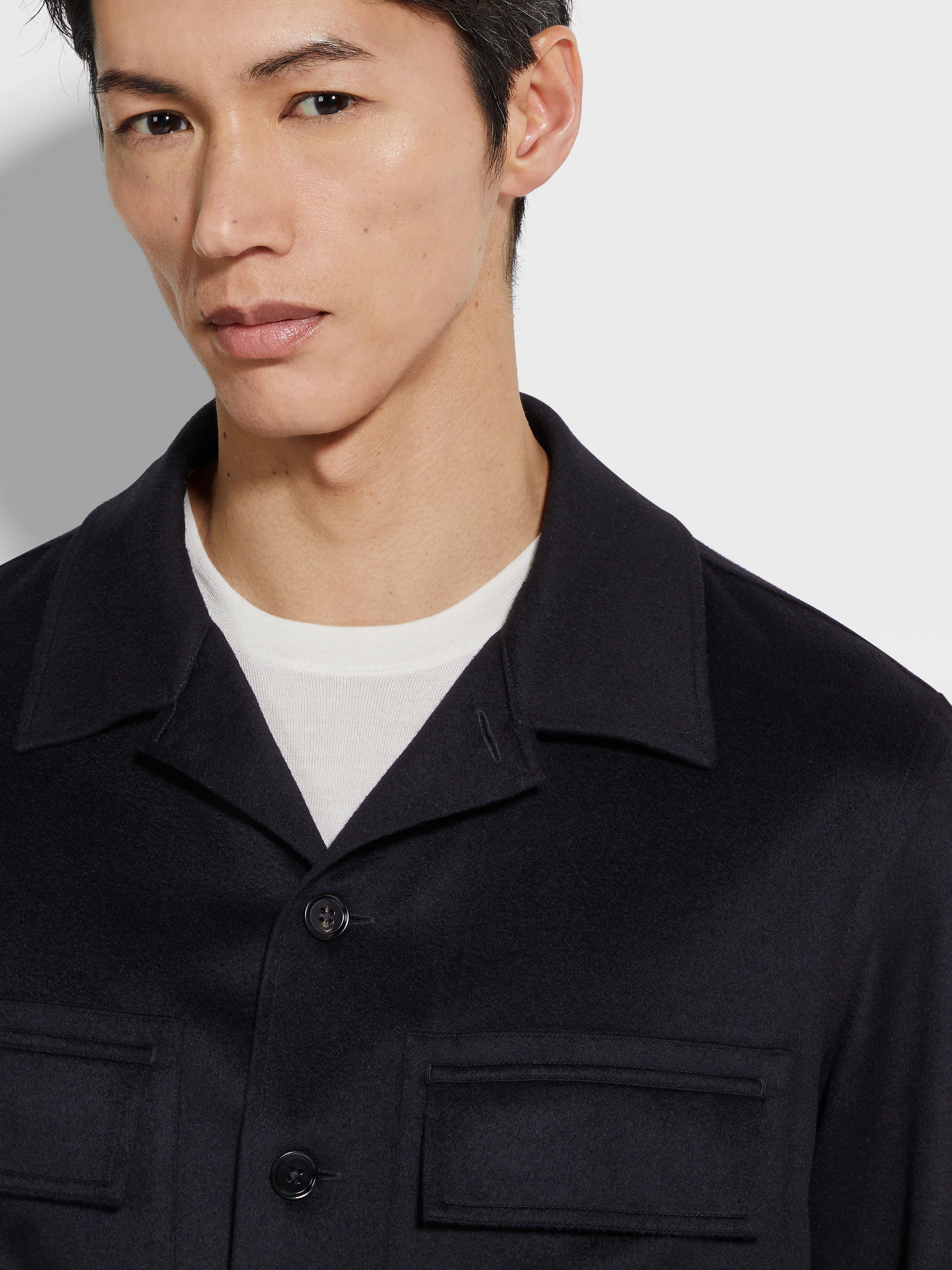 Oasi Cashmere Alba Overshirt Product detail photo #2