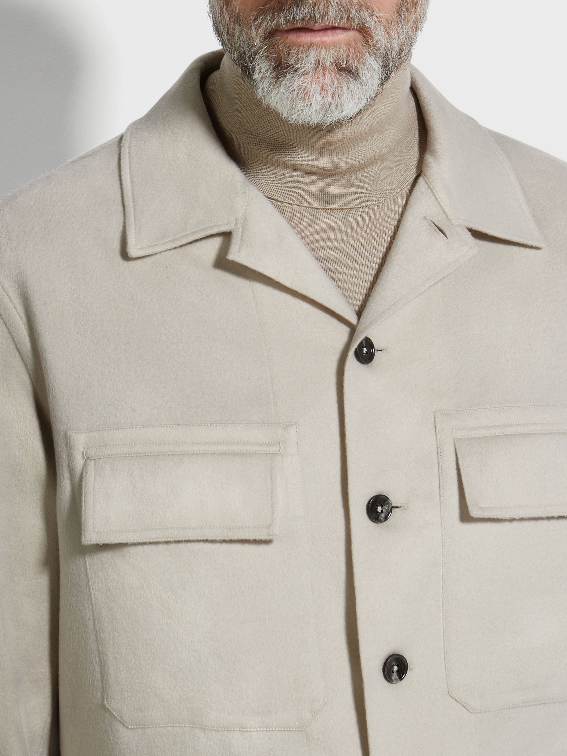 Oasi Cashmere Alba 衬衫外套 产品细节图 #2