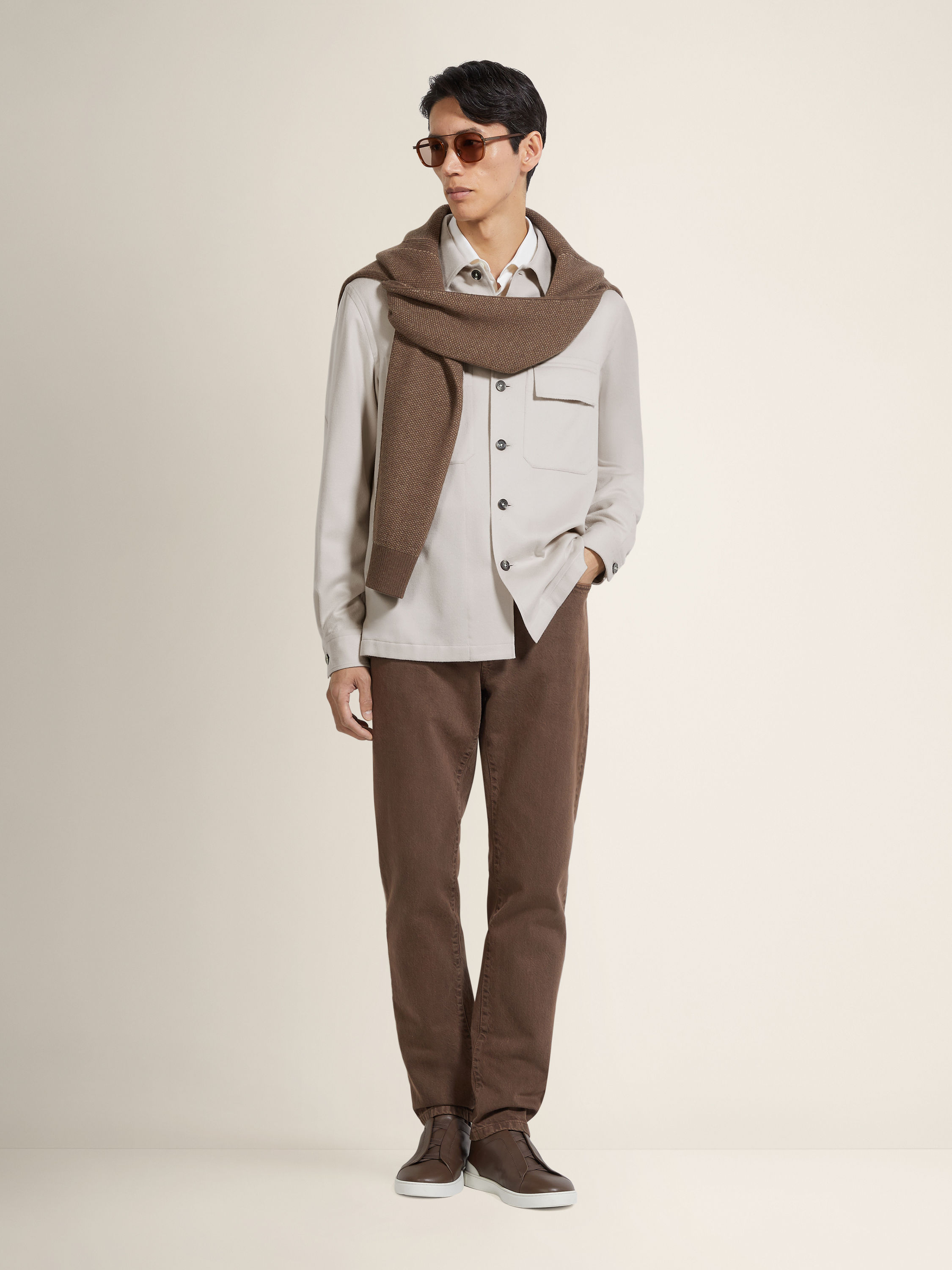 Oasi Cashmere Alba Overshirt Product detail photo #1