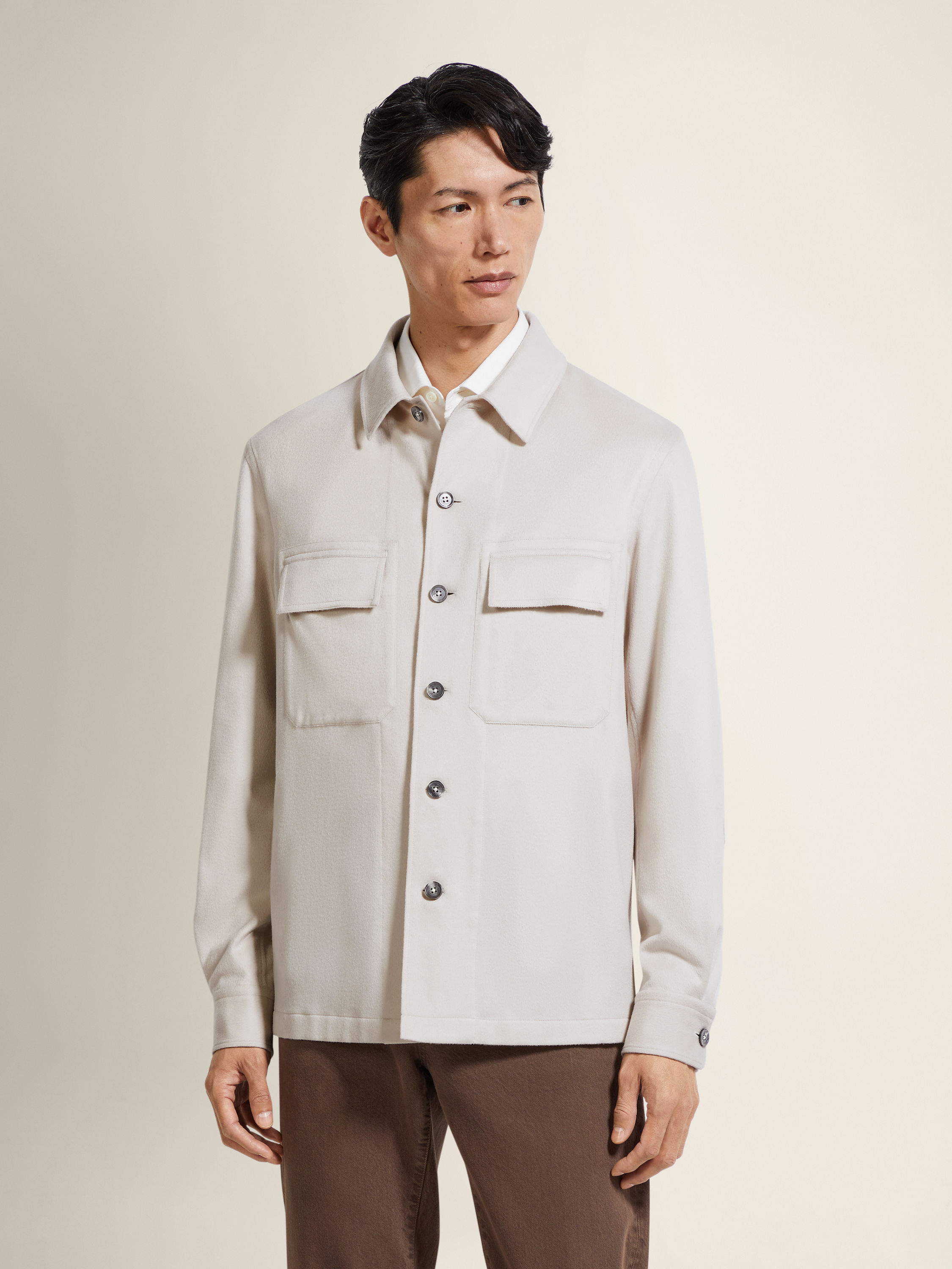 Oasi Cashmere Alba Overshirt Product detail photo #3