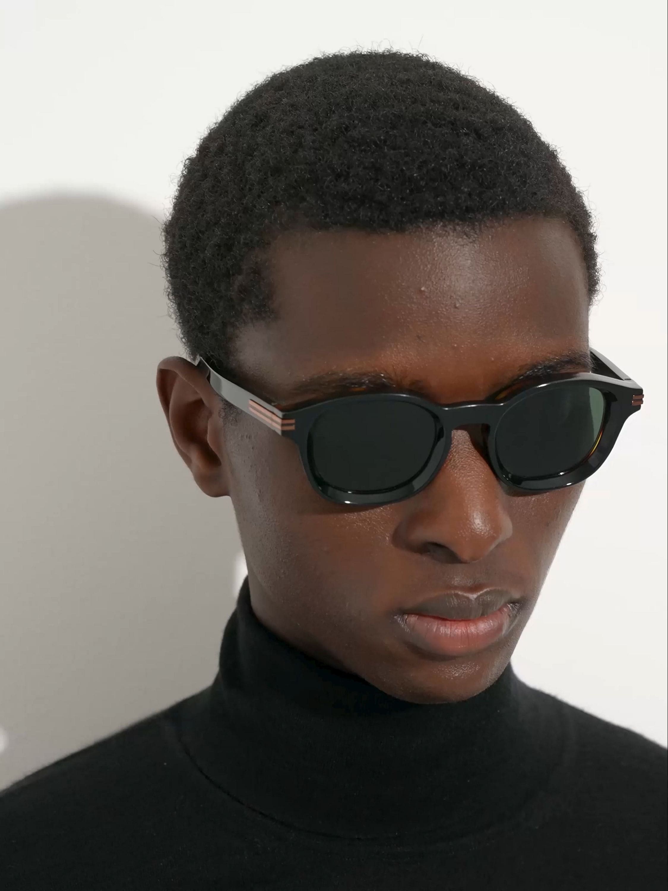 黑色与哈瓦那色 Aurora I 醋酸纤维太阳镜