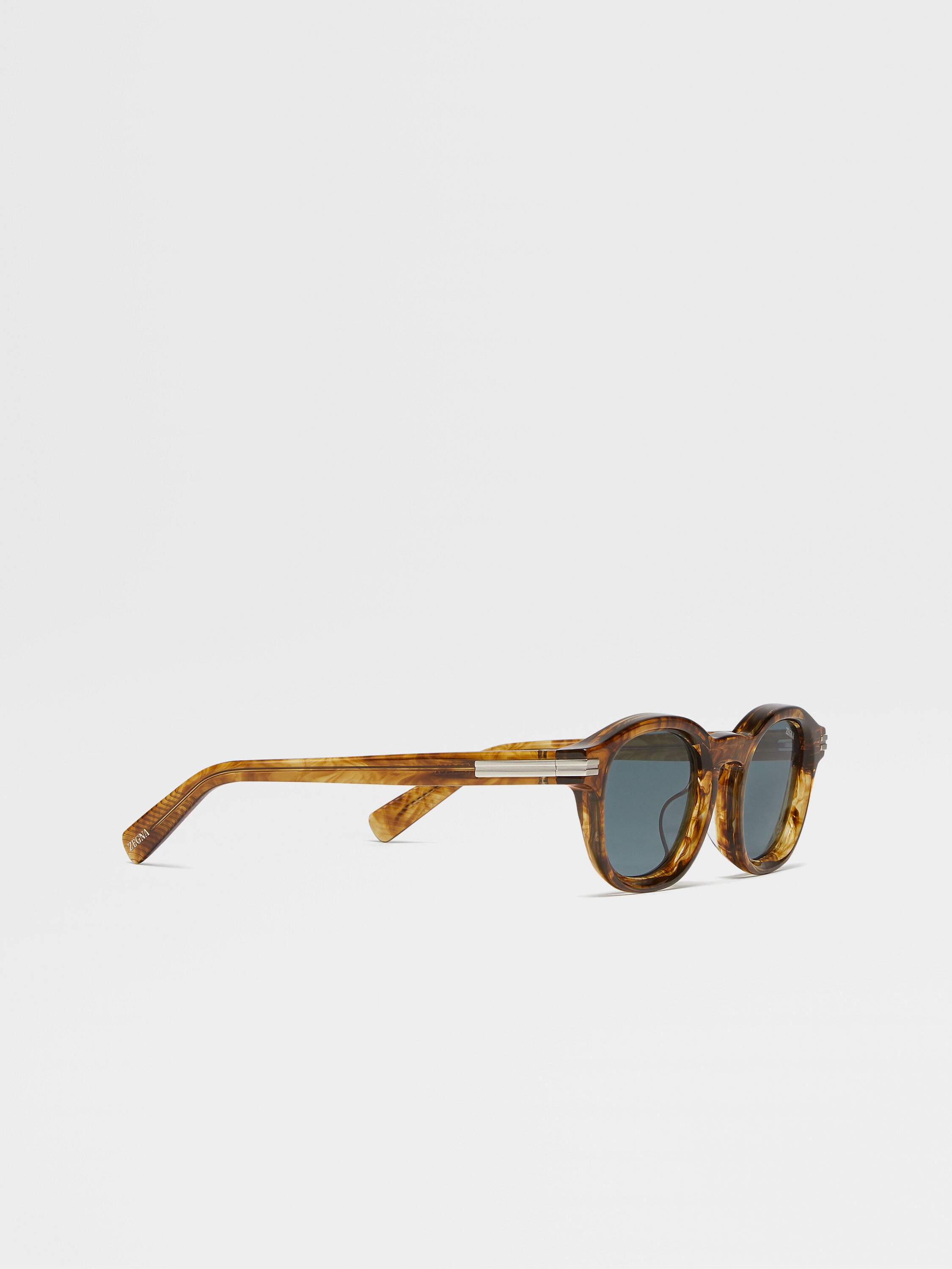 Transparent Brown Havana Aurora I Acetate Sunglasses Product detail photo #2
