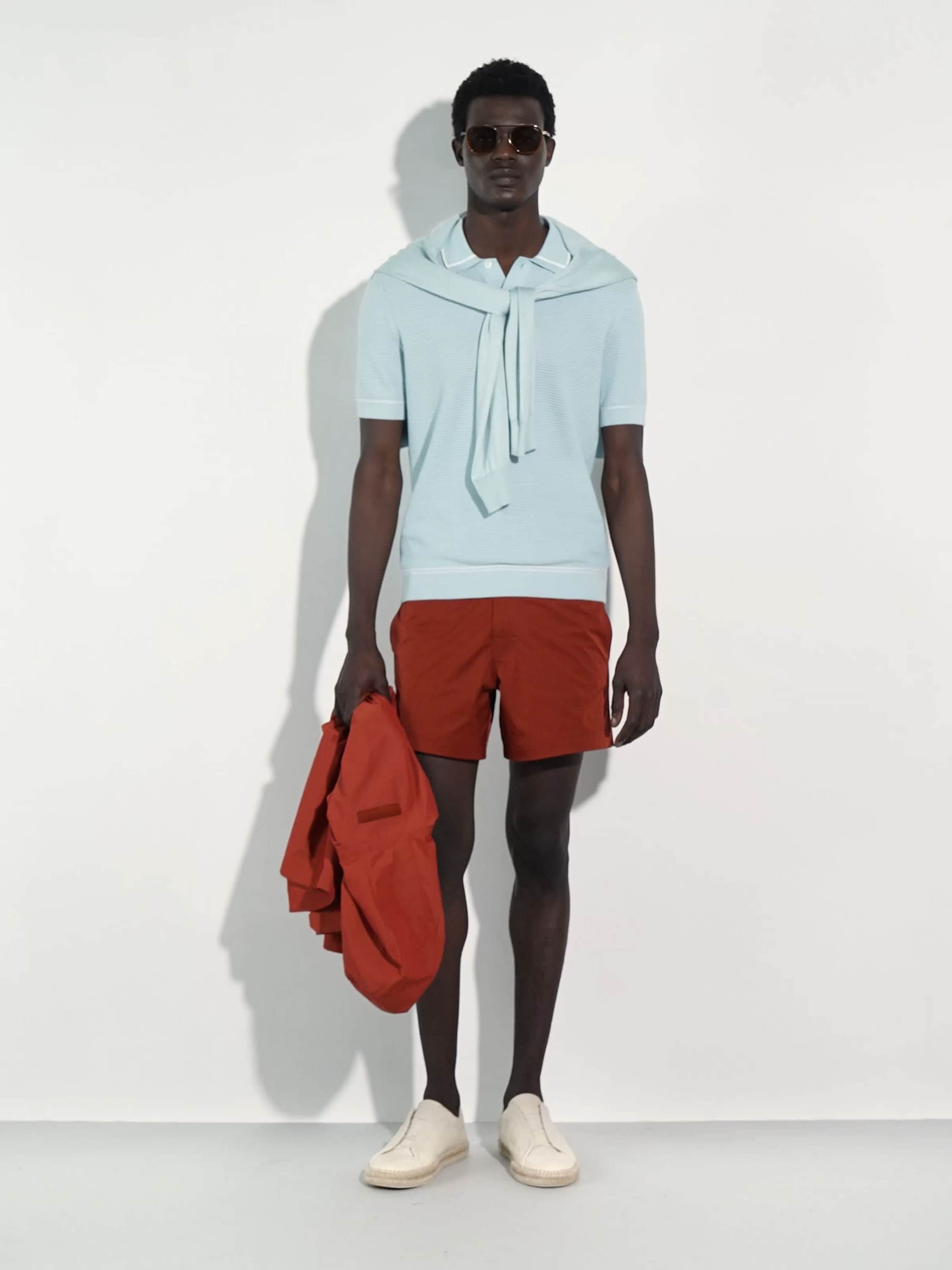 深 Foliage 色 Orizzonte I 醋酸纤维和金属太阳镜