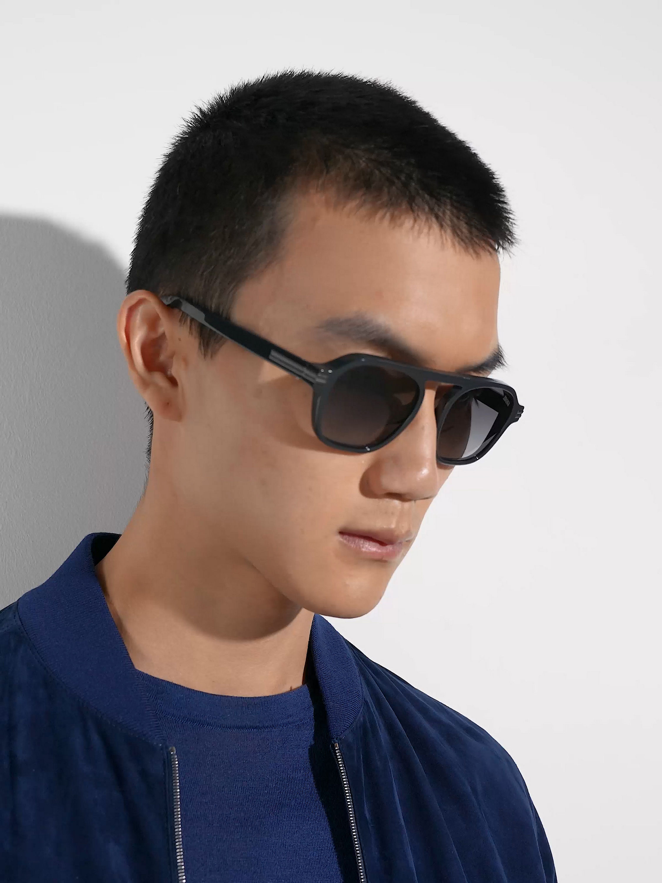 沥青灰 Aurora II 醋酸纤维太阳镜