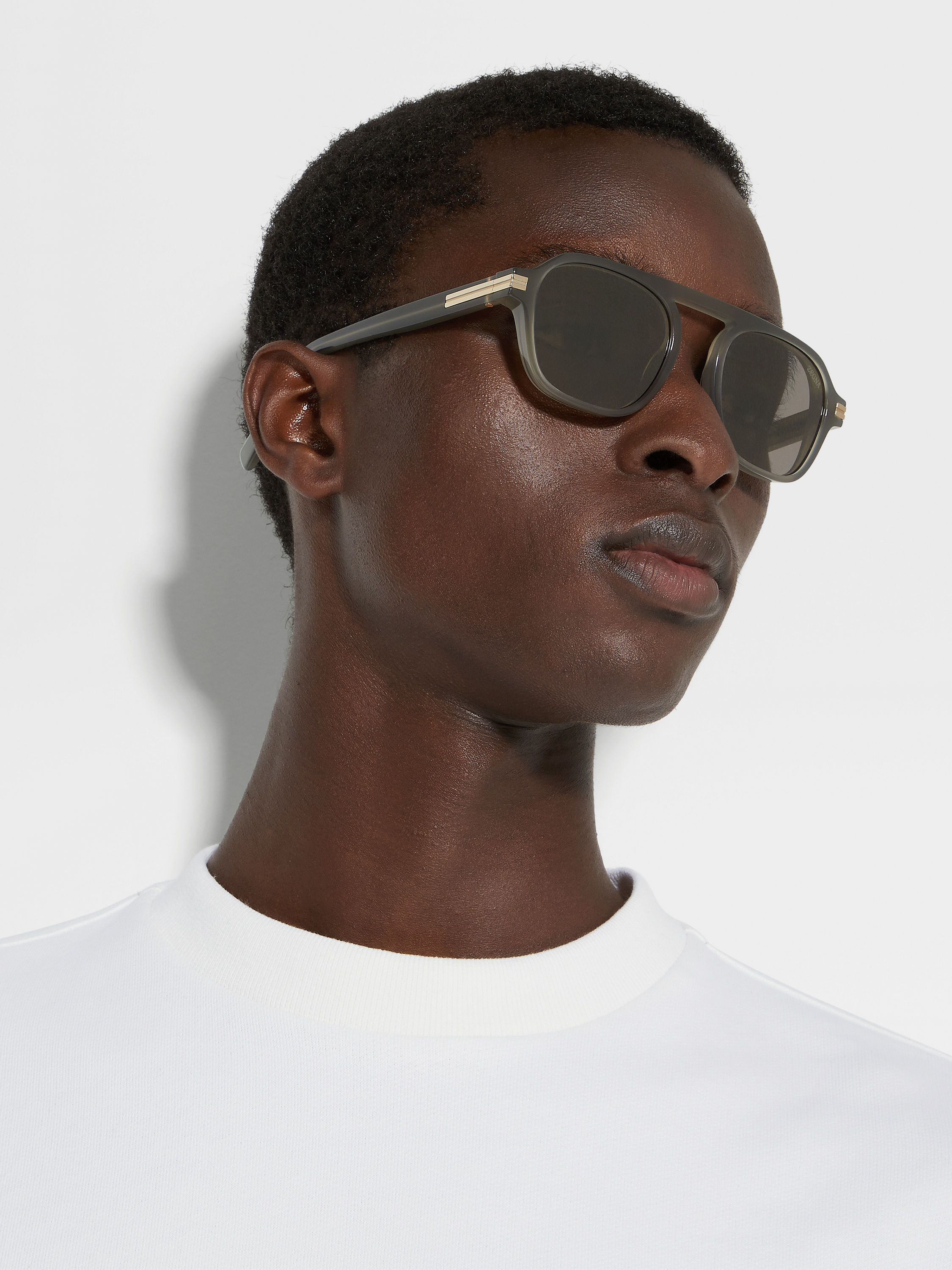 Green Aurora II Acetate Sunglasses Product detail photo #3