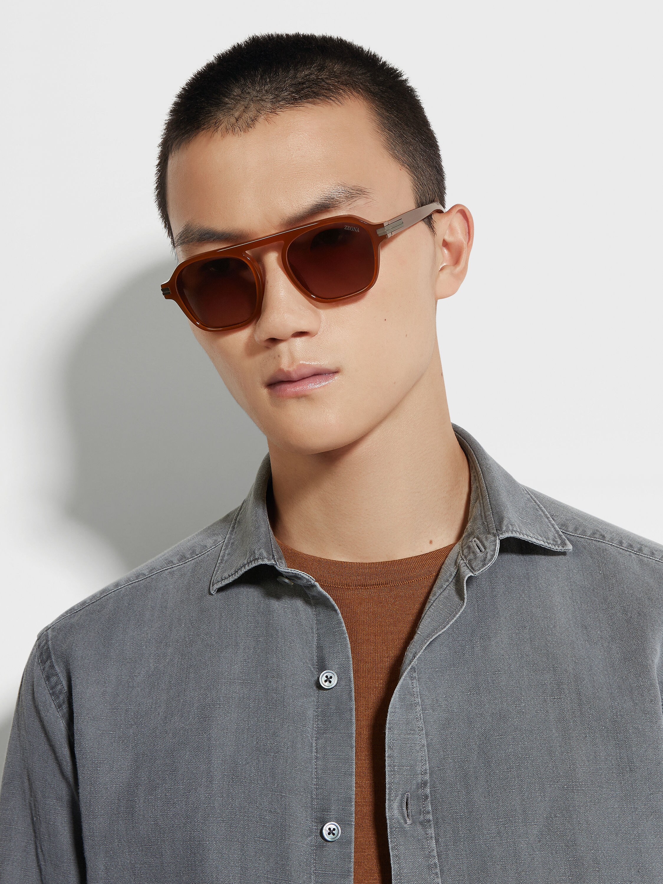 Foliage 色 Aurora II 醋酸纤维太阳镜 产品细节图 #3