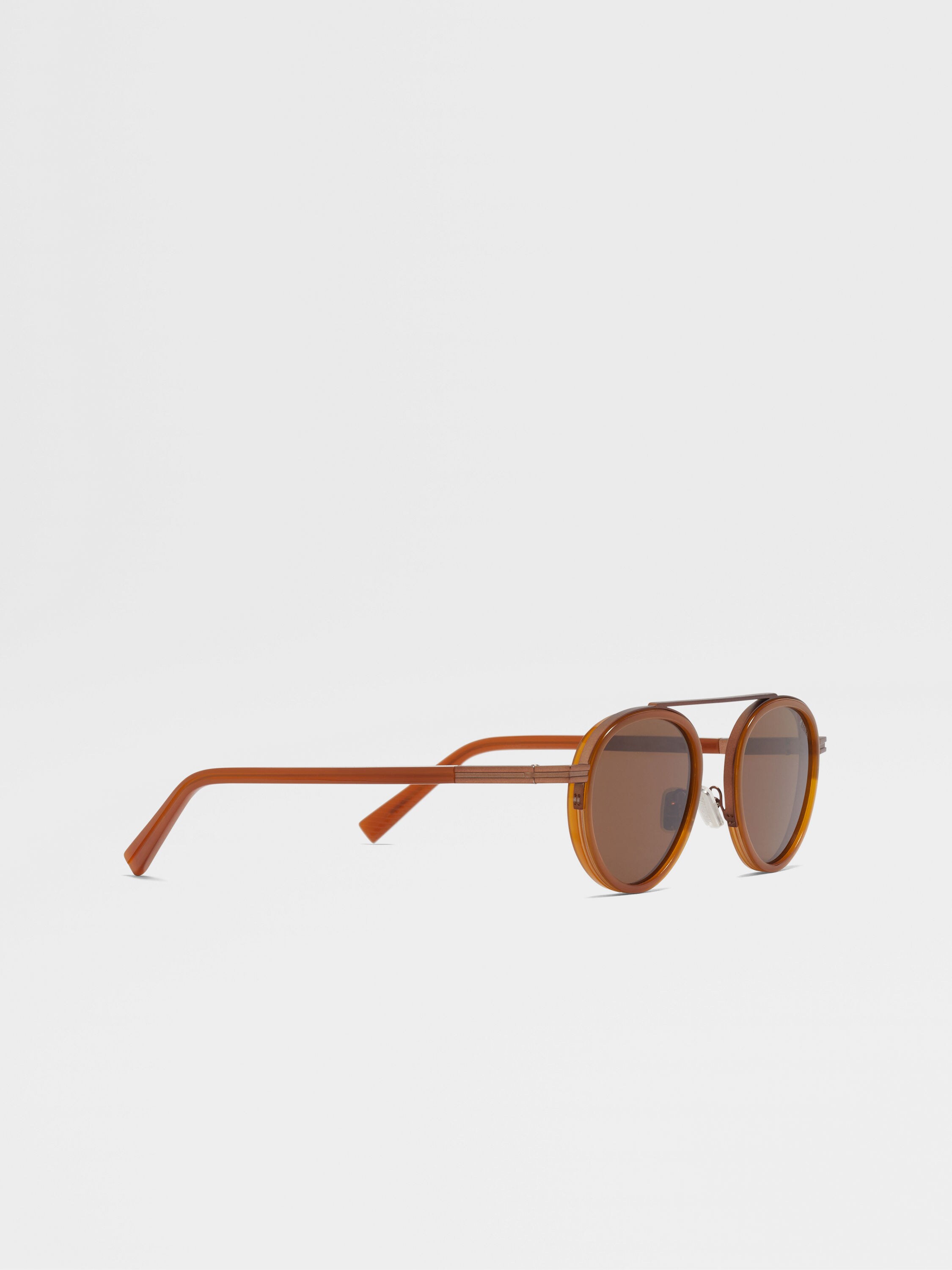 Foliage Orizzonte II Acetate and Metal Sunglasses Product detail photo #2