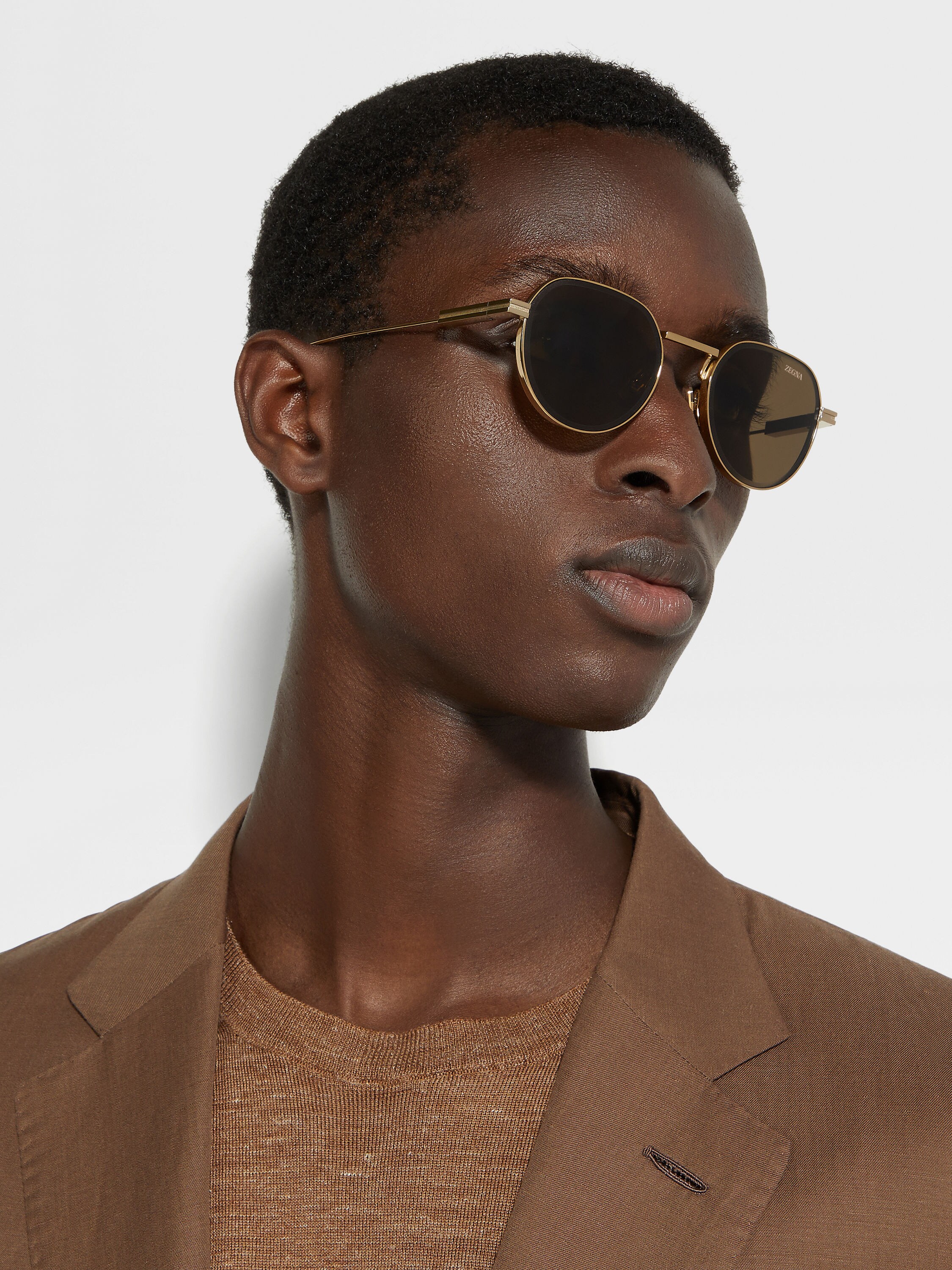 黄铜色金属太阳镜 產品細節圖 #3