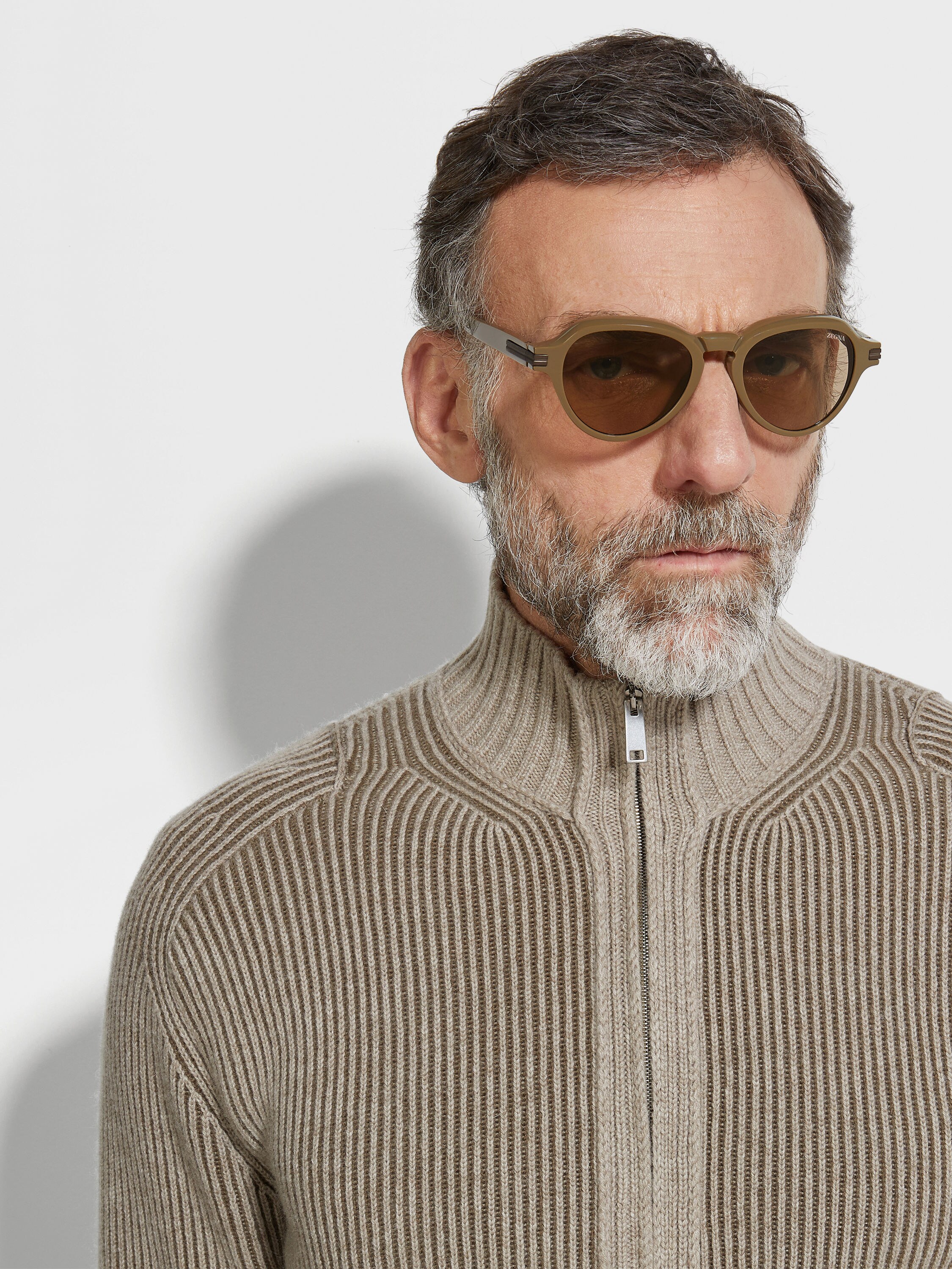 浅棕色醋酸纤维太阳镜 產品細節圖 #3