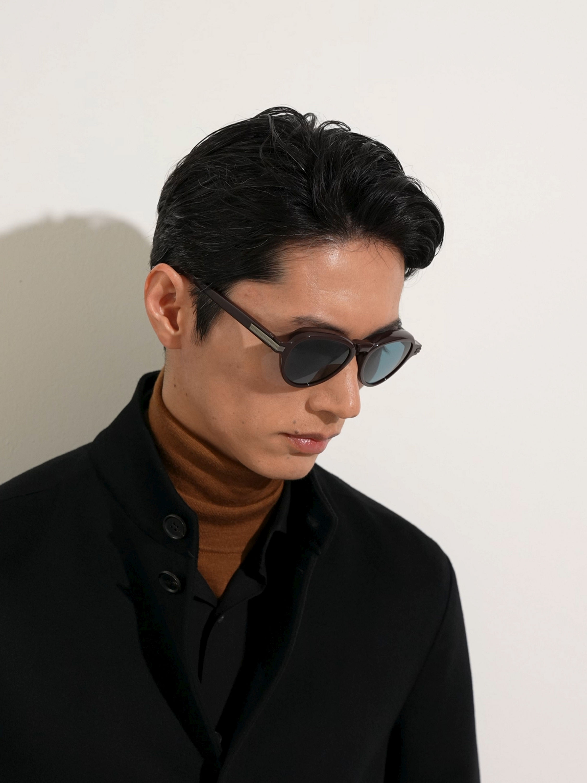 纯紫罗兰色醋酸纤维太阳镜