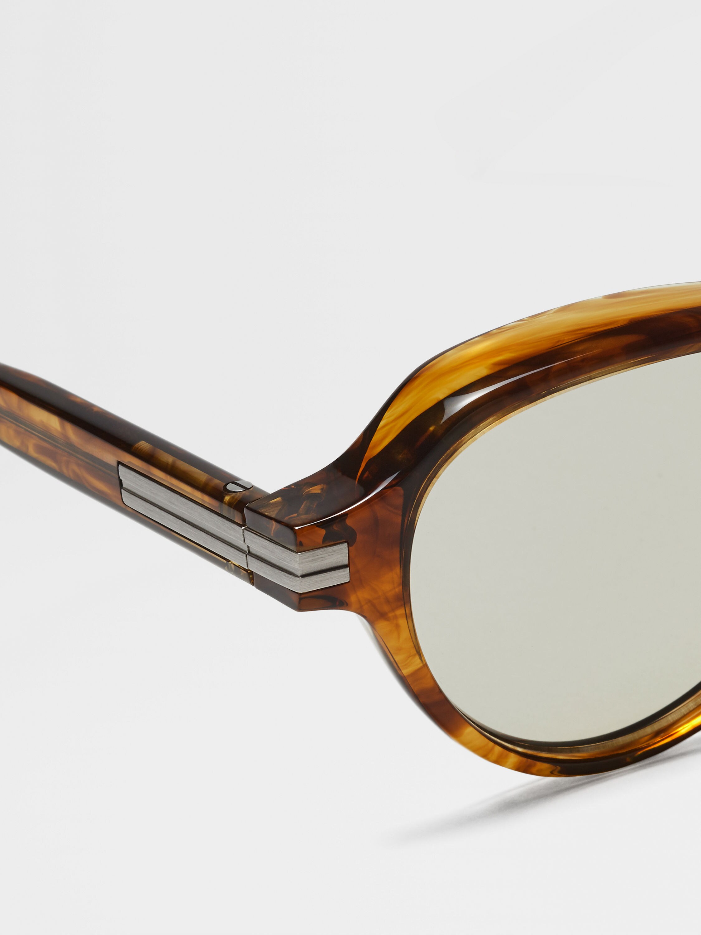 Yellow Acetate Sunglasses Product detail photo #1
