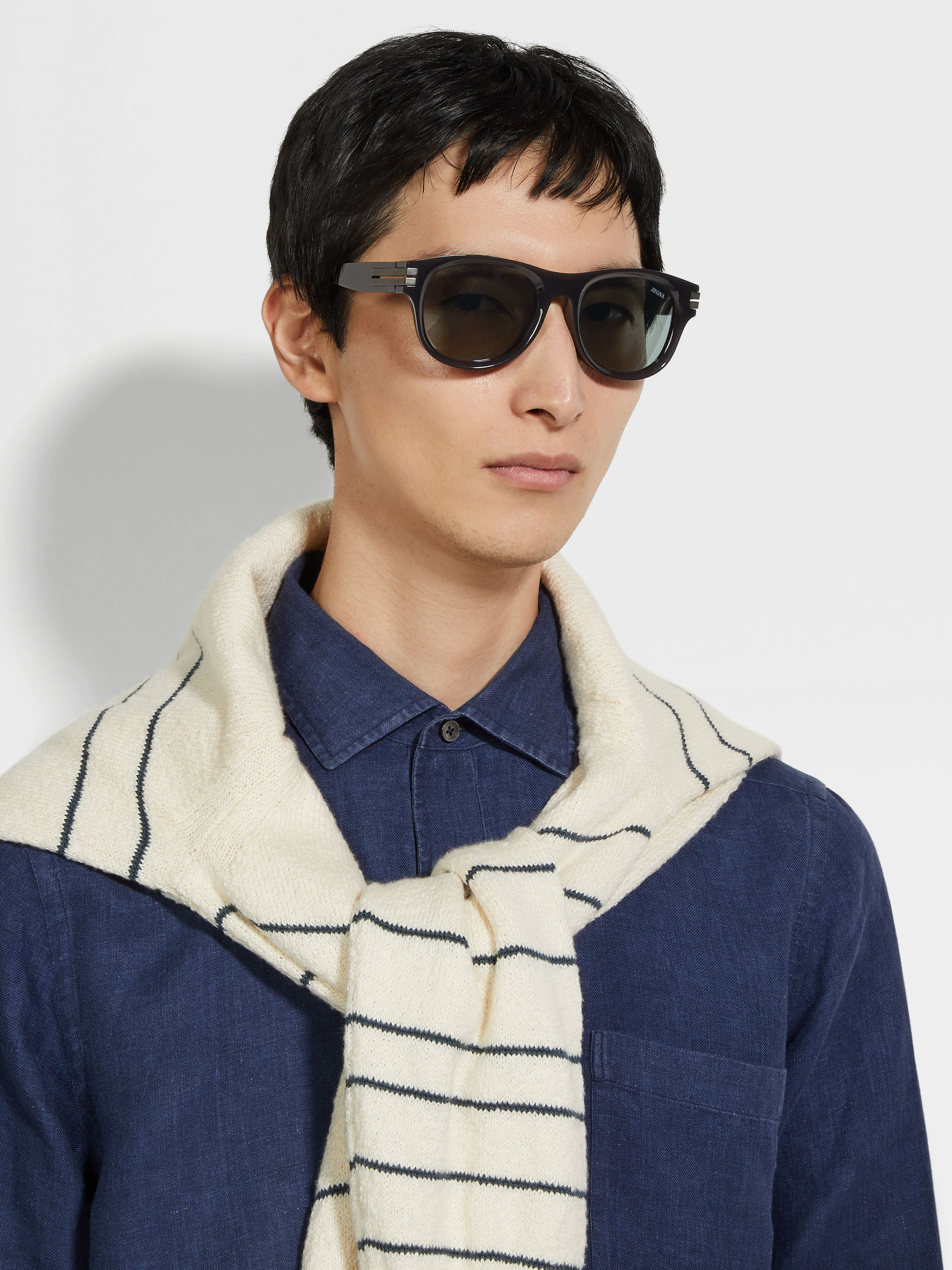 黑色醋酸纤维太阳镜 產品細節圖 #3