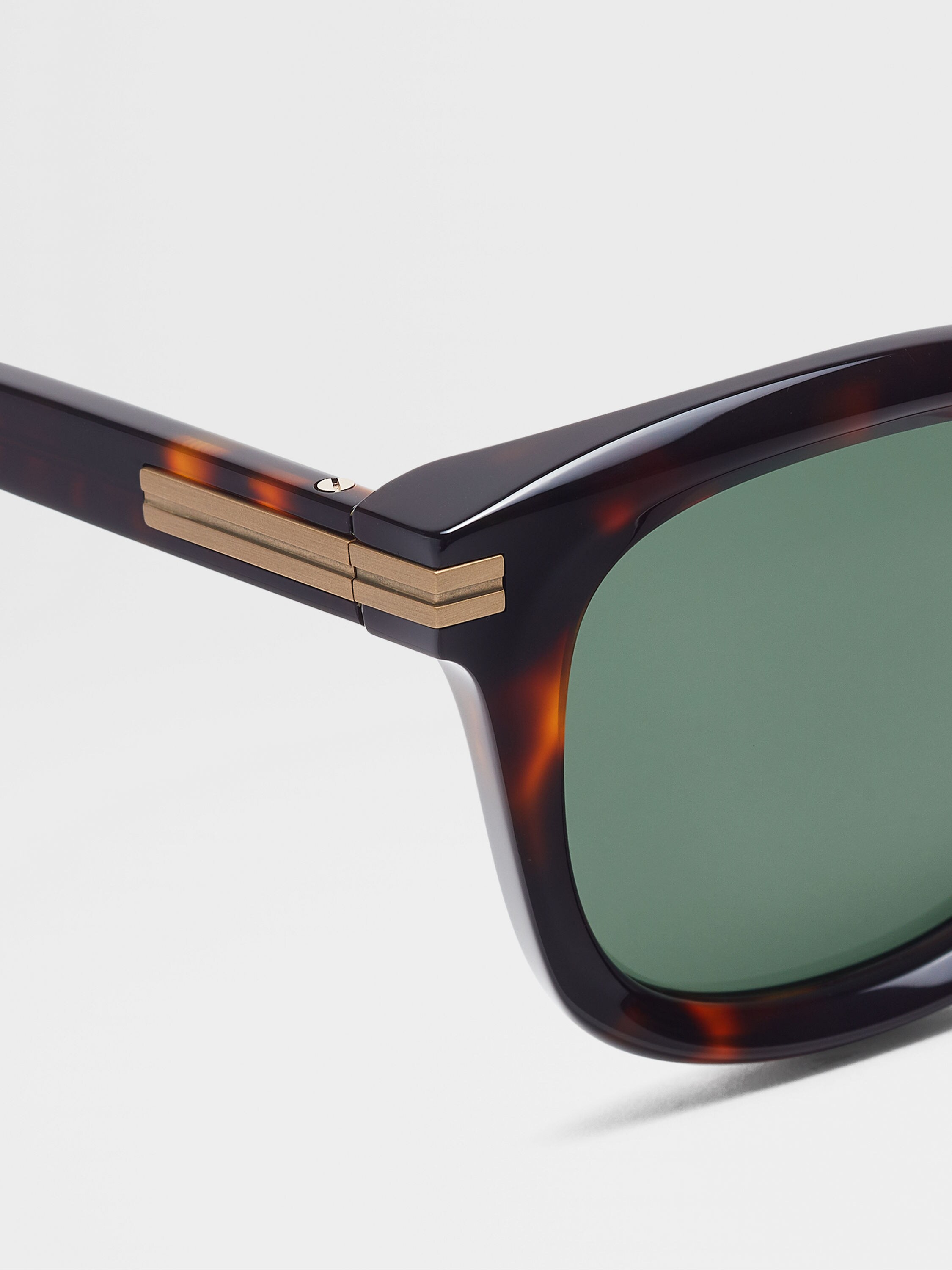 哈瓦那棕色醋酸纤维太阳镜 产品细节图 #1