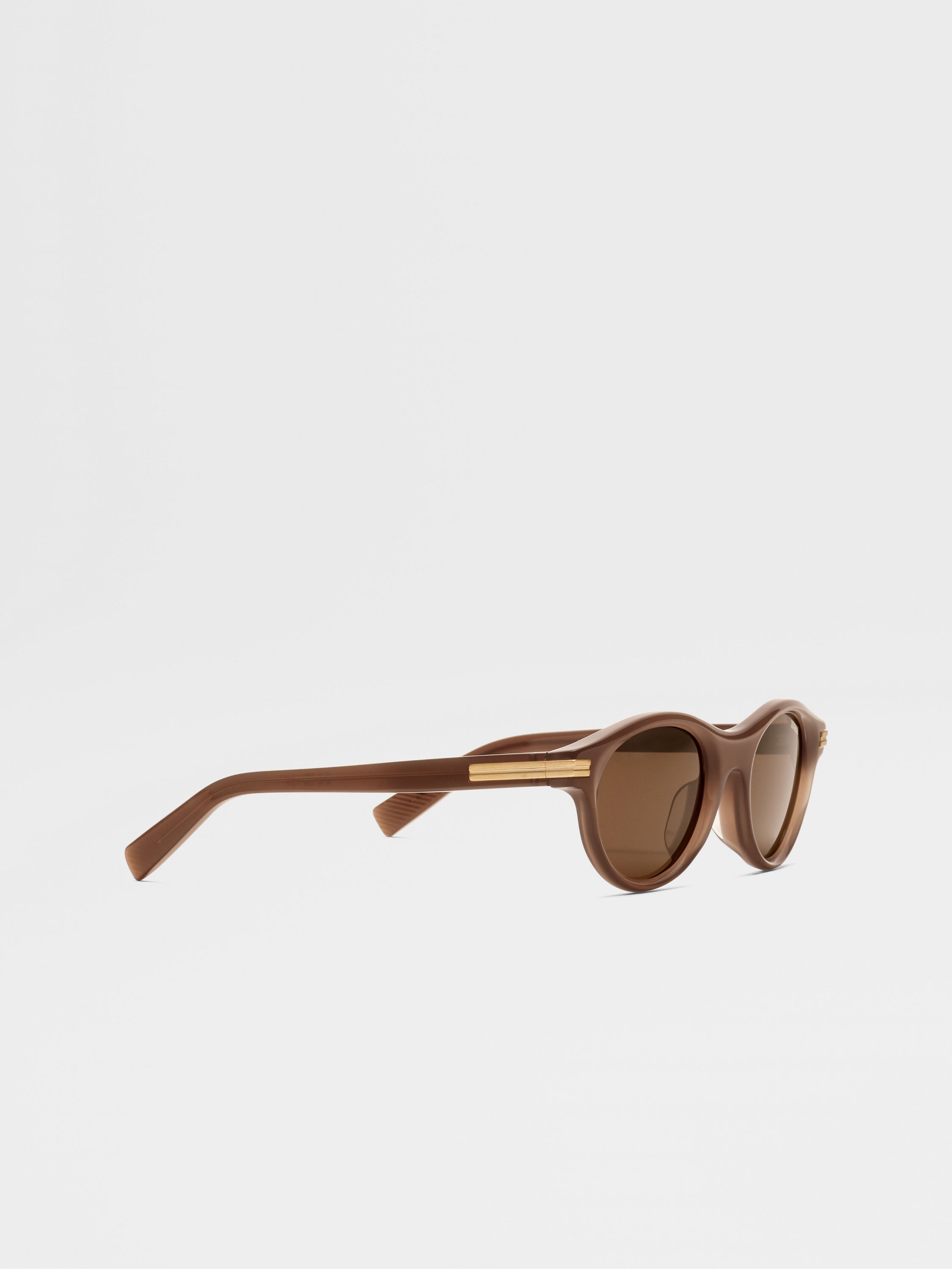 Dark Brown Acetate Sunglasses Product detail photo #2
