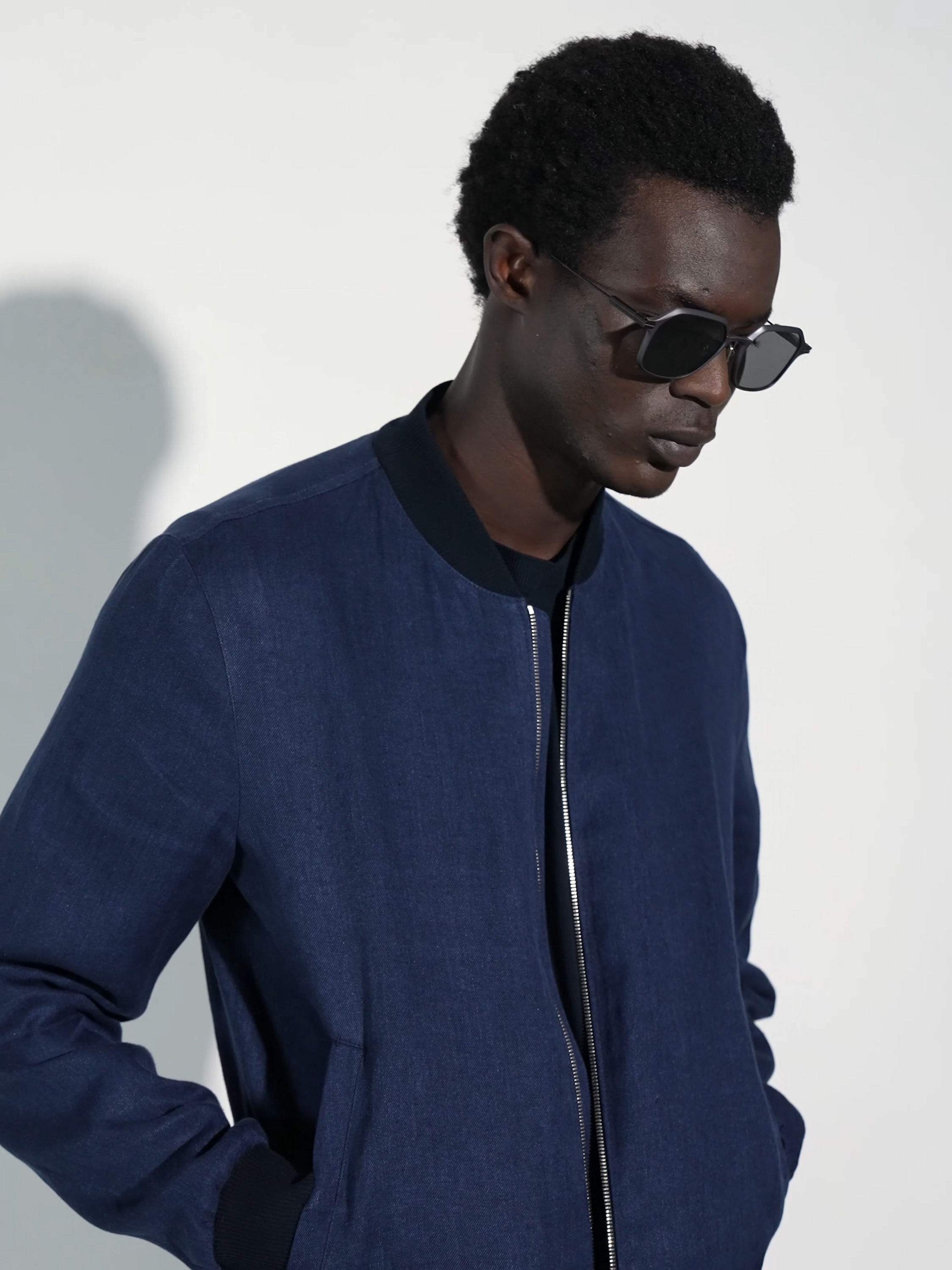 Grey Aluminum and Metal Sunglasses